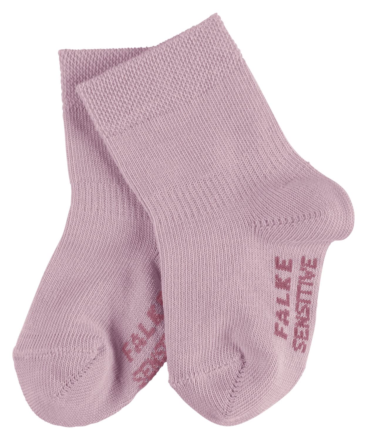 falke-erstling-sensitive-b-baby-socken-rosa-80-92-baumwolle image 1
