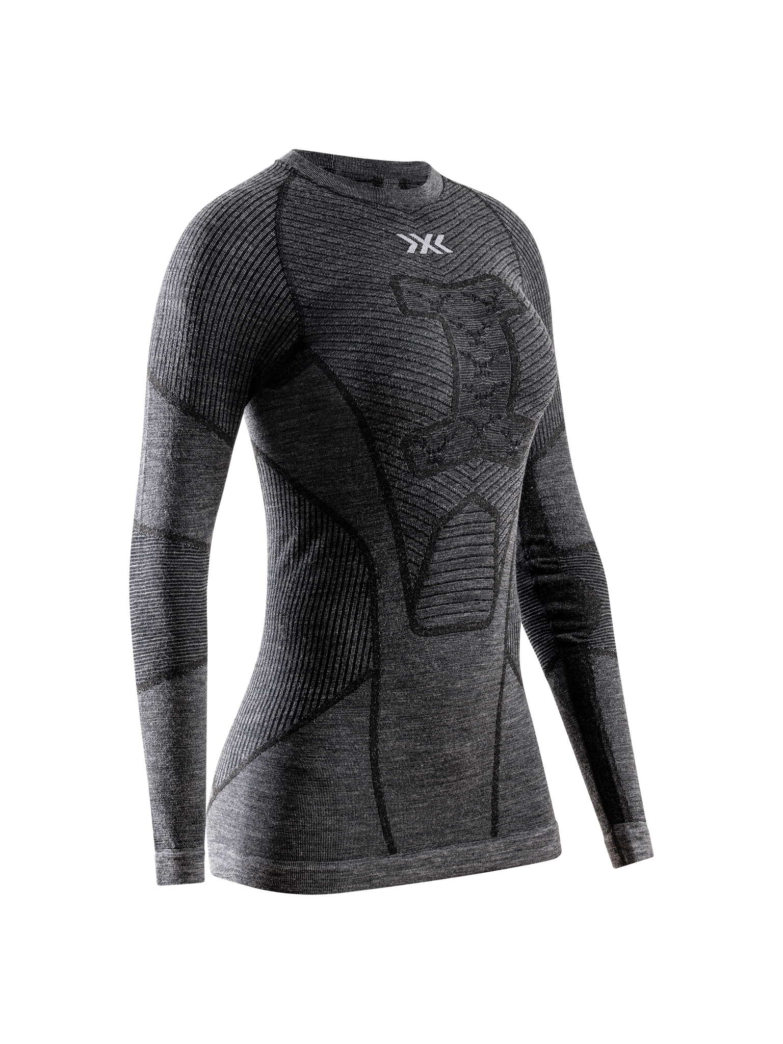 x-bionic-symbio-merino-shirt-ls-damen-rhino-grey-merino image 1