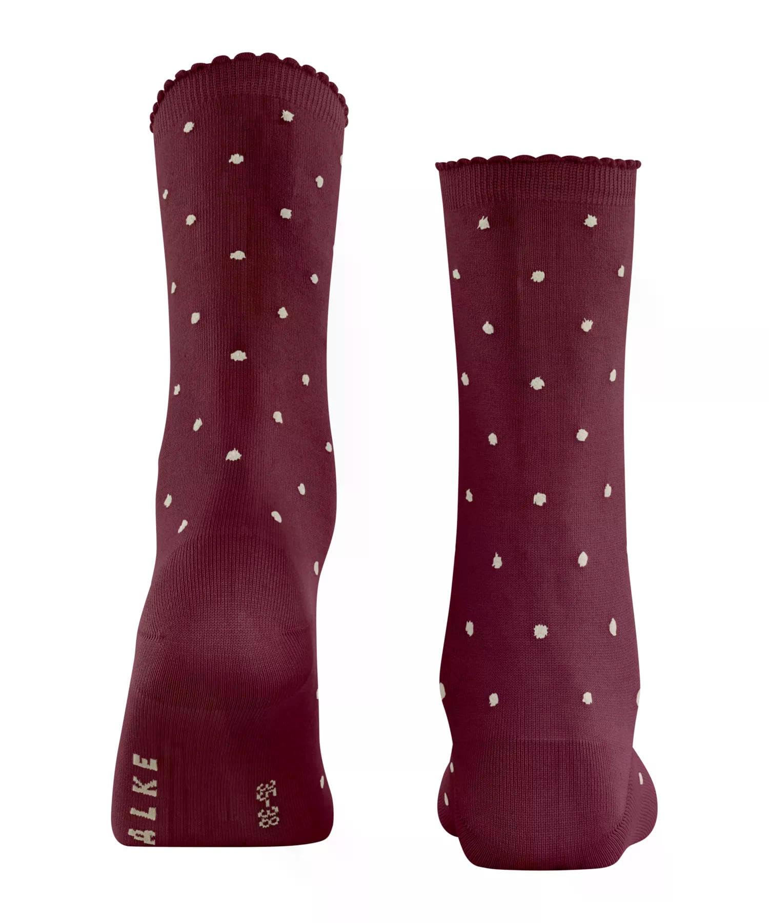 falke-spike-dot-socken-baumwolle-wine-35-38 image 2