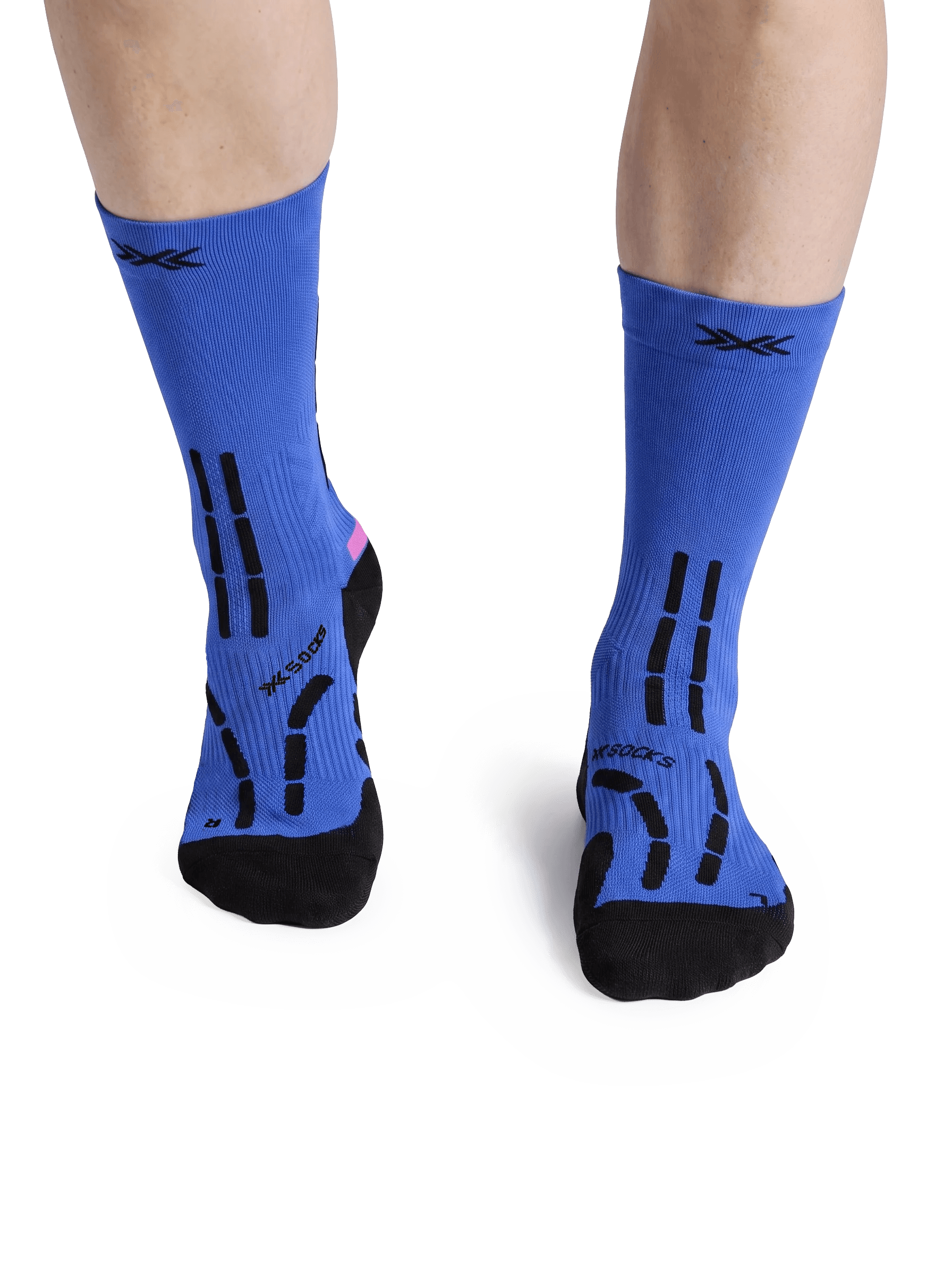 x-socks-trail-anatomix-crew-trailsocken-punchy-blue image 2