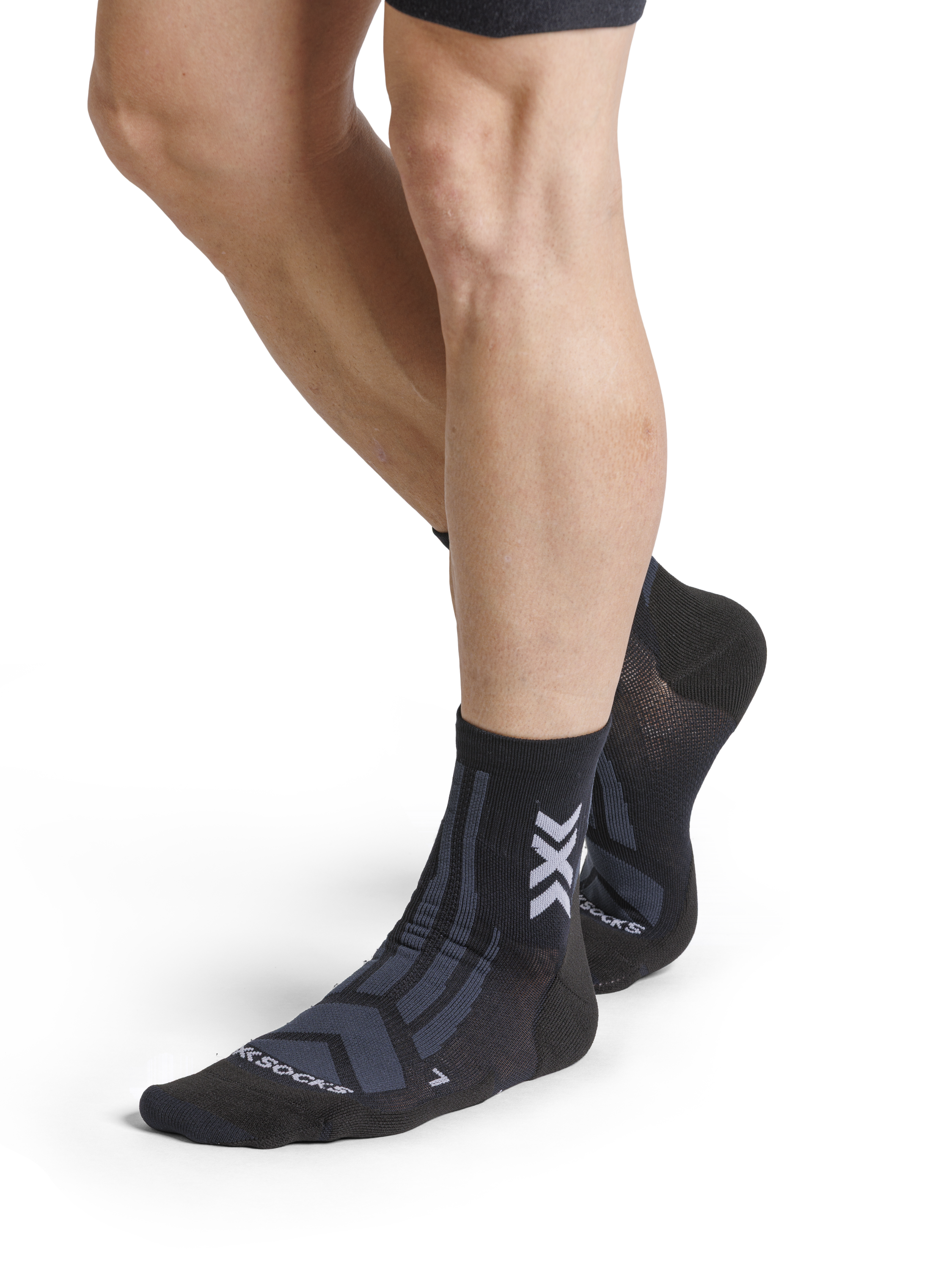 x-socks-hike-discover-ankle-wandersocken-black-charcoal image 3