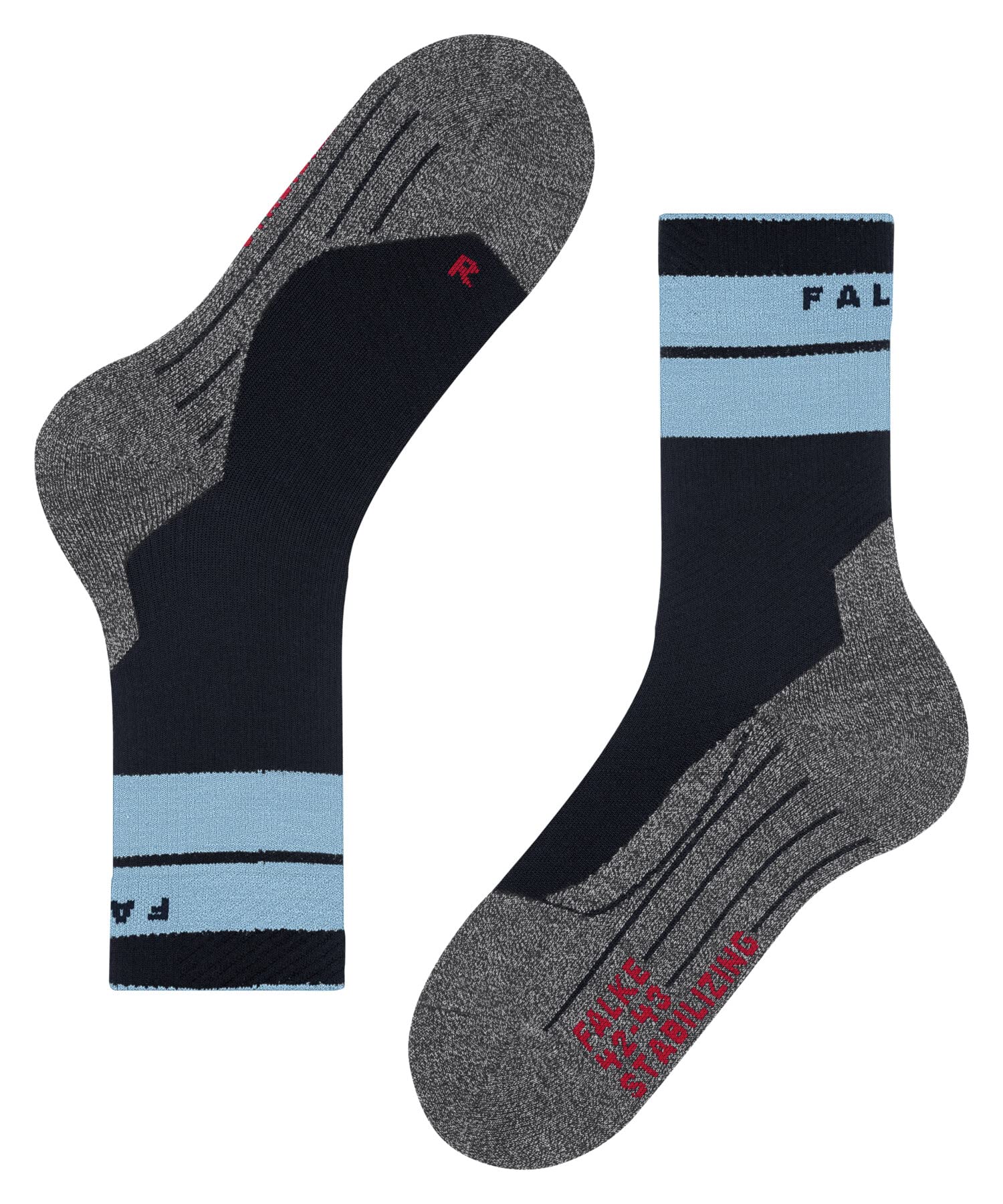 falke-tk2-stabilizing-wandersocken-schwarz-42-43-merino image 8