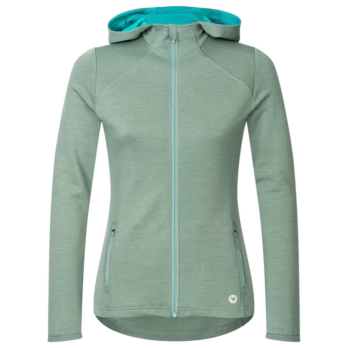 wundersocks-amina-merino-hoodie-damen-100-wolle-zip image 1