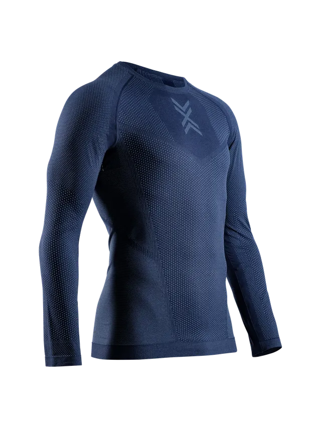 x-bionic-xceed-run-shirt-ls-herren-laufshirt-langarm-marine image 1