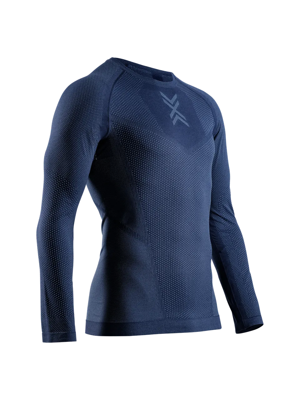 x-bionic-xceed-run-shirt-ls-herren-laufshirt-langarm-marine image 1