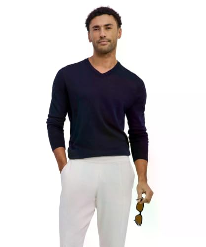 falke-cotton-touch-finest-pullover-herren-v-ausschnitt-blau image 8