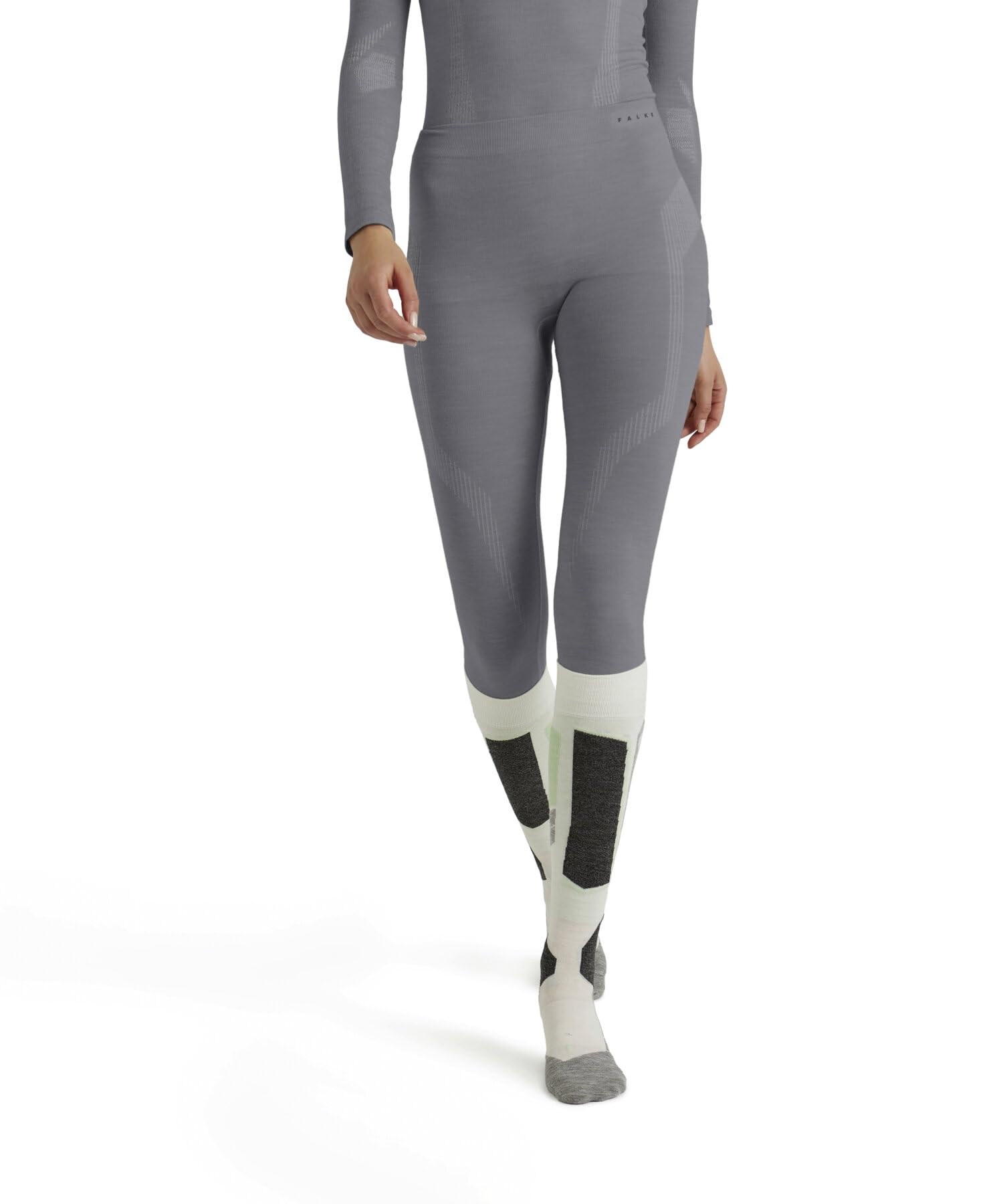 falke-wool-tech-long-funktionsunterhose-merino-grau image 1