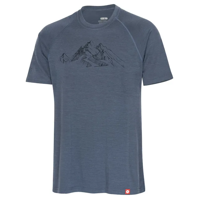 wundersocks-merino-t-shirt-hill-herren-berg-print-100-merino image 1