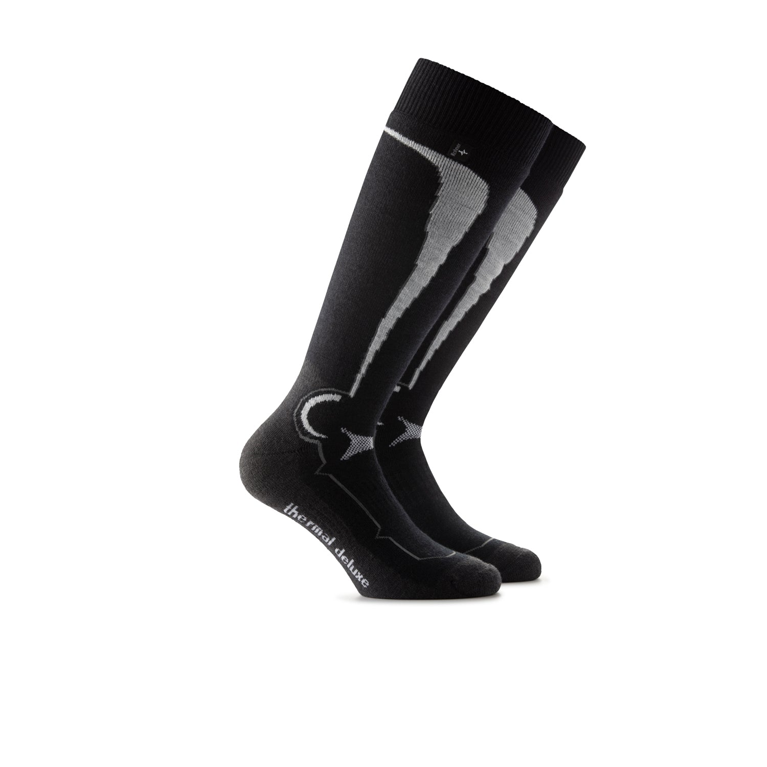 rohner-thermal-deluxe-skisocken-merinowolle-kaschmir-schwarz image 1
