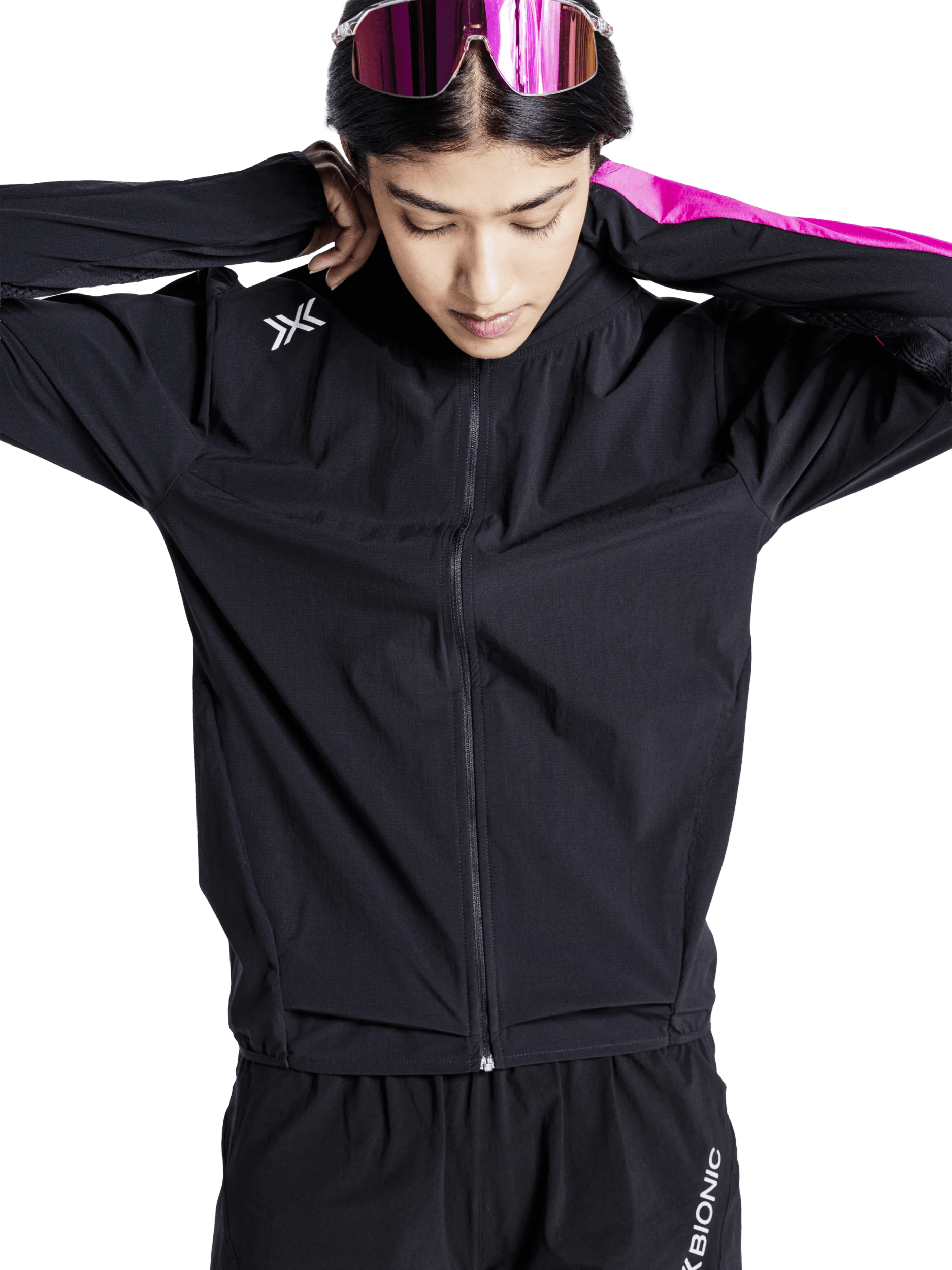 x-socks-corefusion-run-jacket-damen-laufjacke-schwarz-pink-m image 5