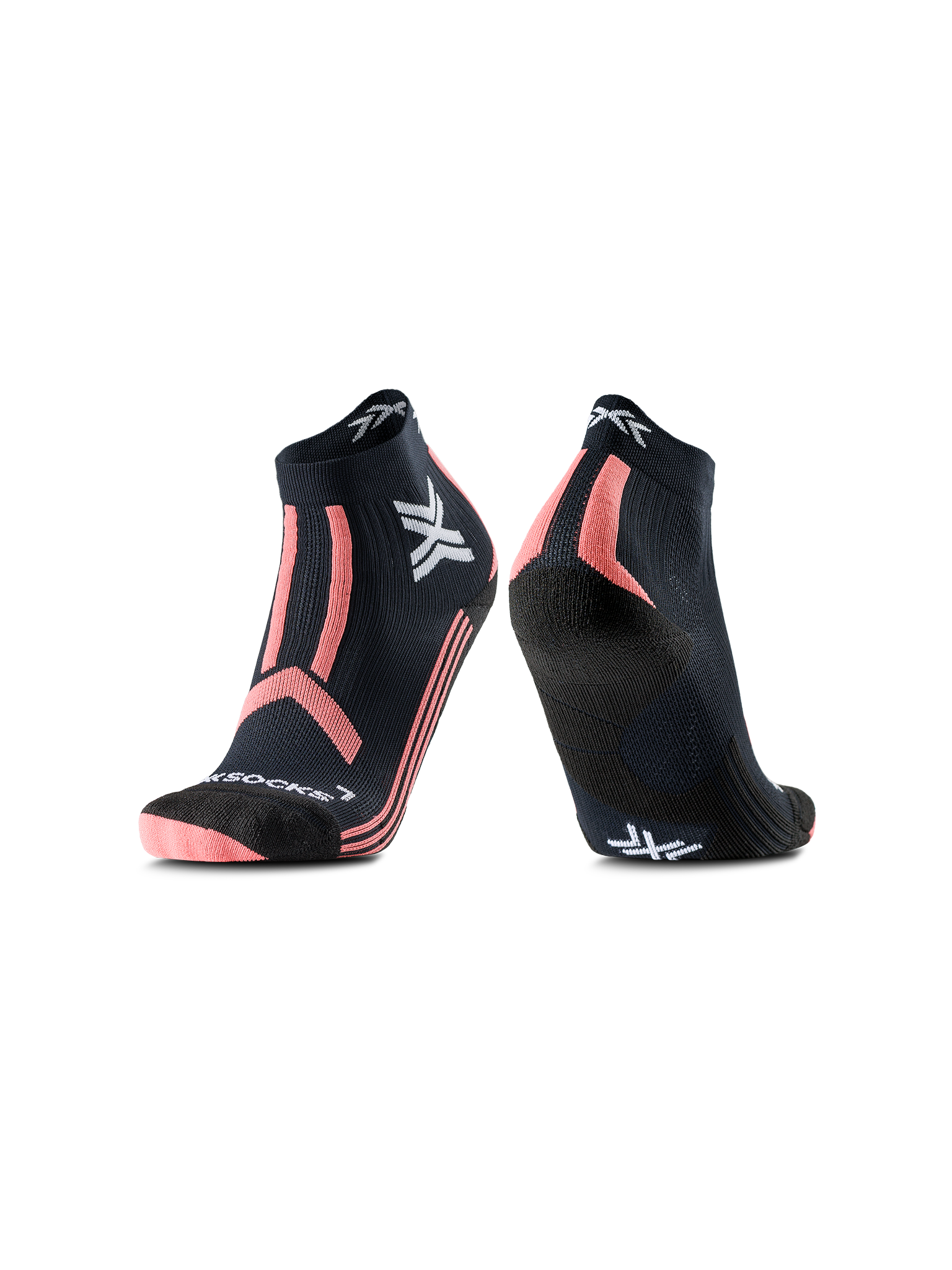 x-socks-trailrun-discover-ankle-socken-damen-schwarz-rosa-37 image 2