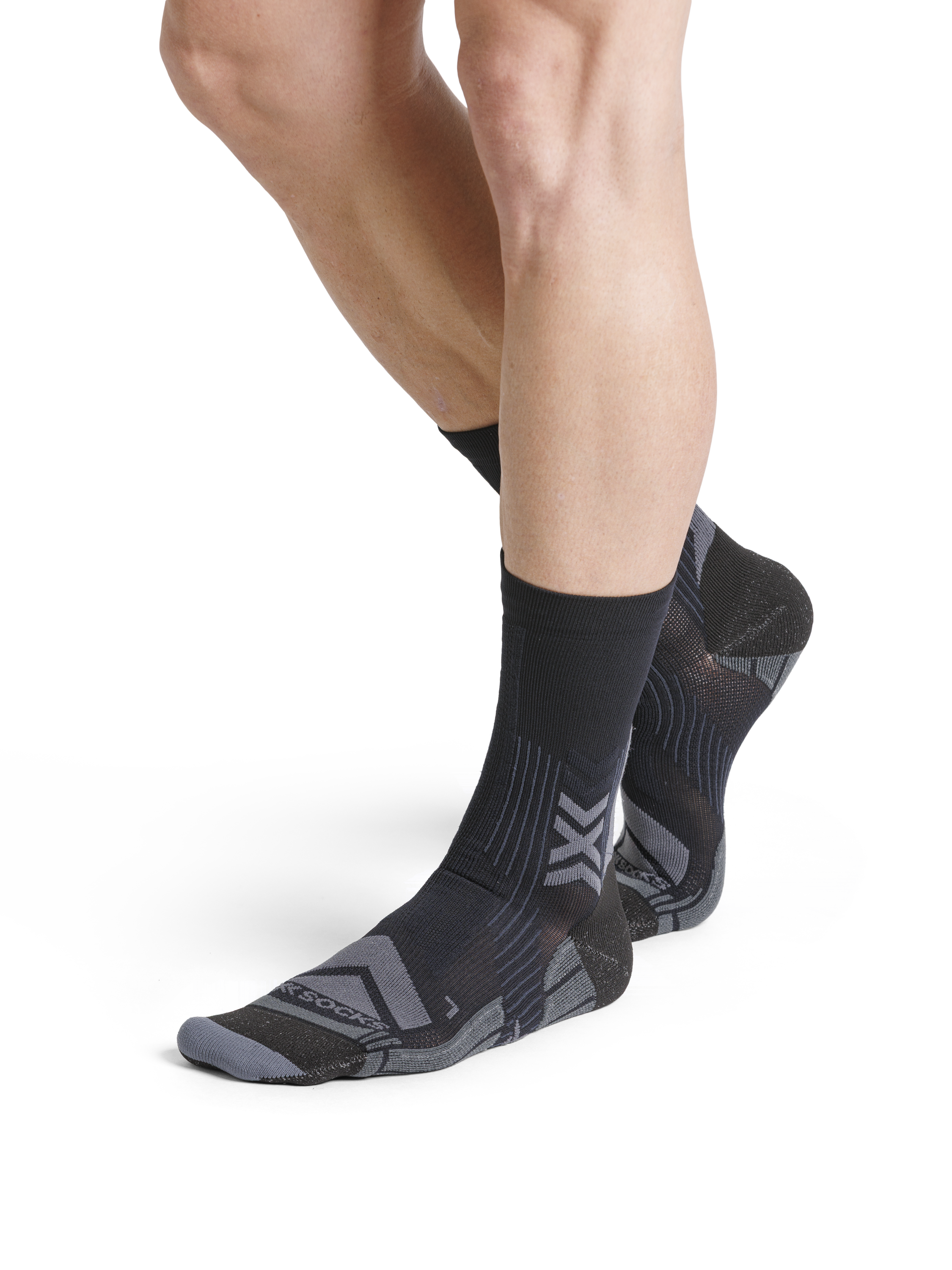 x-bionic-hike-expert-silver-crew-wandersocken-black-42-44 image 3