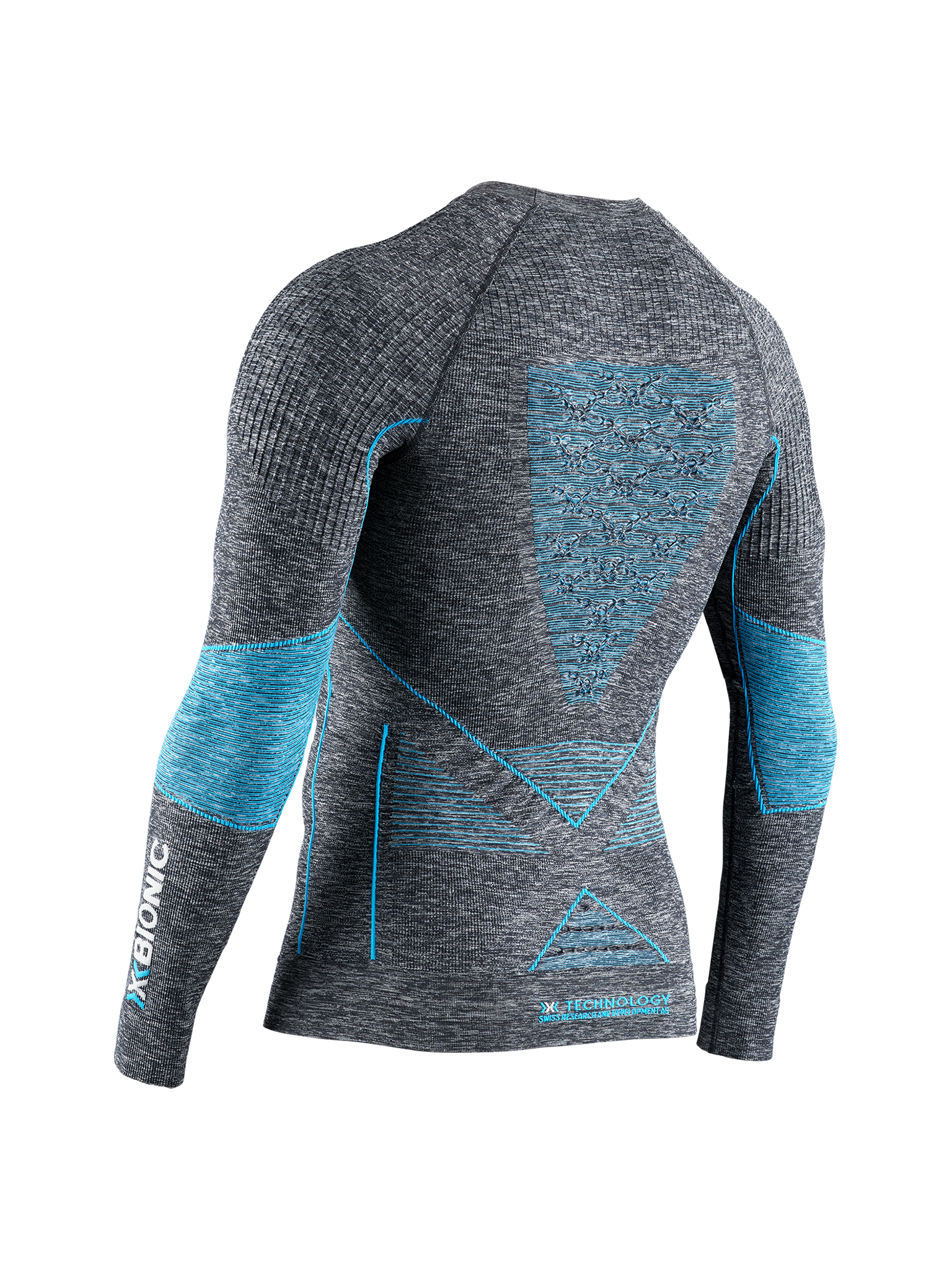 x-socks-energy-accumulator-4-0-shirt-herren-grau-langarm image 2