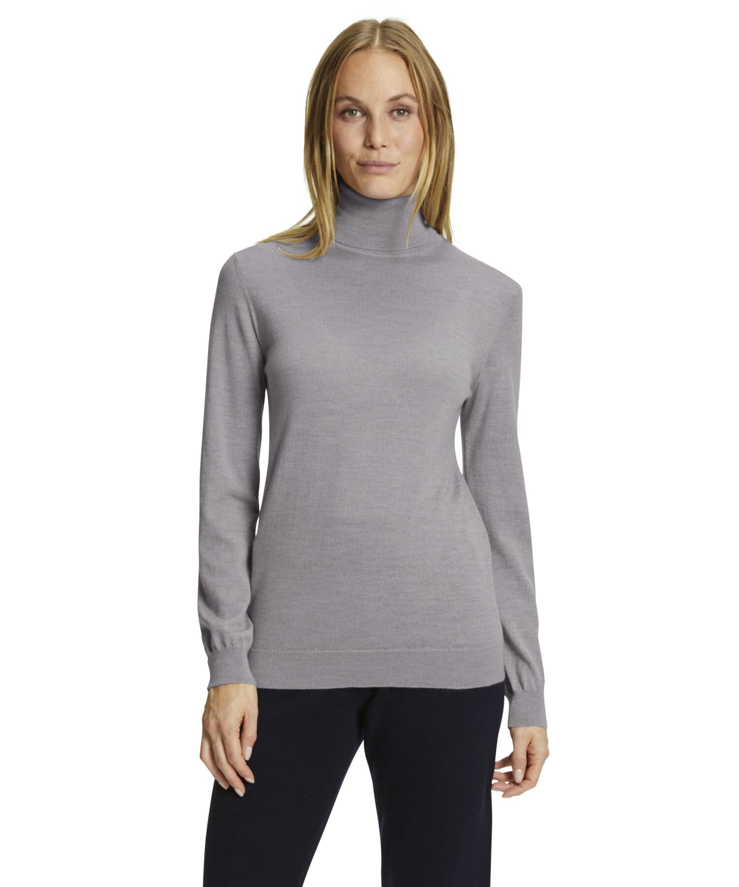 falke-merino-basic-roll-neck-pullover-damen-schwarz-wolle-s image 1