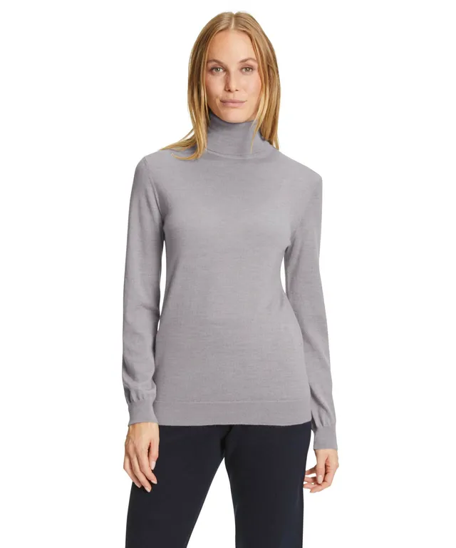 falke-merino-basic-roll-neck-pullover-damen-schwarz-wolle-s image 1