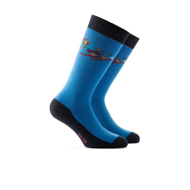 rohner-globi-ski-3-0-skisocken-bright-blue-31-34-warm image 1