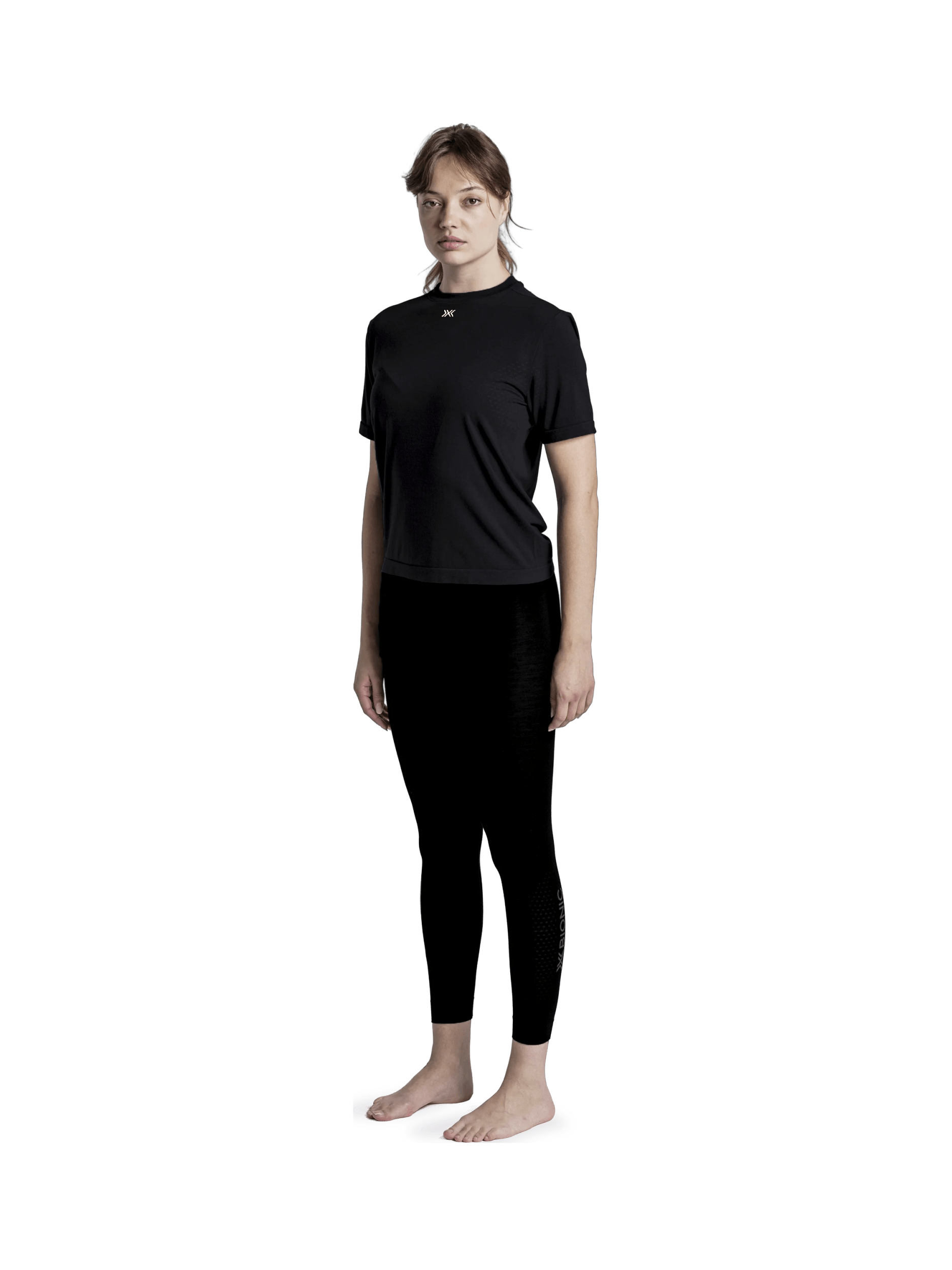x-bionic-mightywool-light-shirt-kurzarm-damen-merino-schwarz image 2