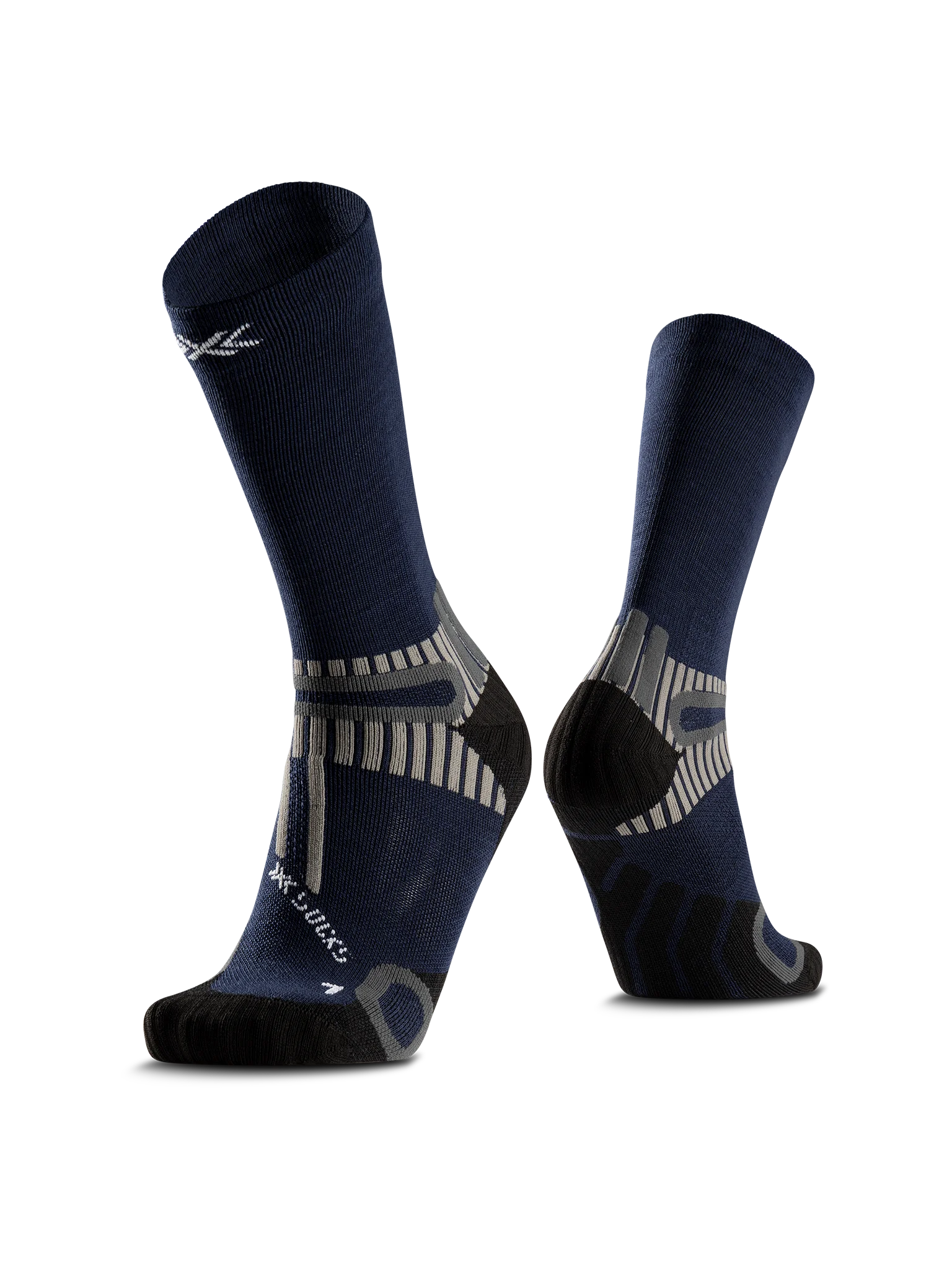 x-socks-hike-perform-merino-crew-wandersocken-heather-grey image 1