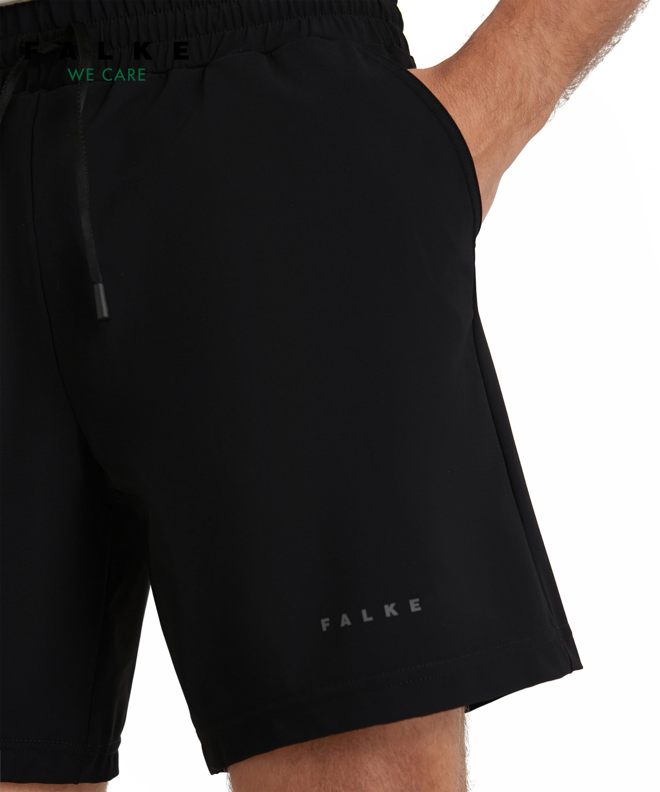 falke-true-motion-yoga-shorts-herrenshorts-schwarz-m-atmungsaktiv image 4