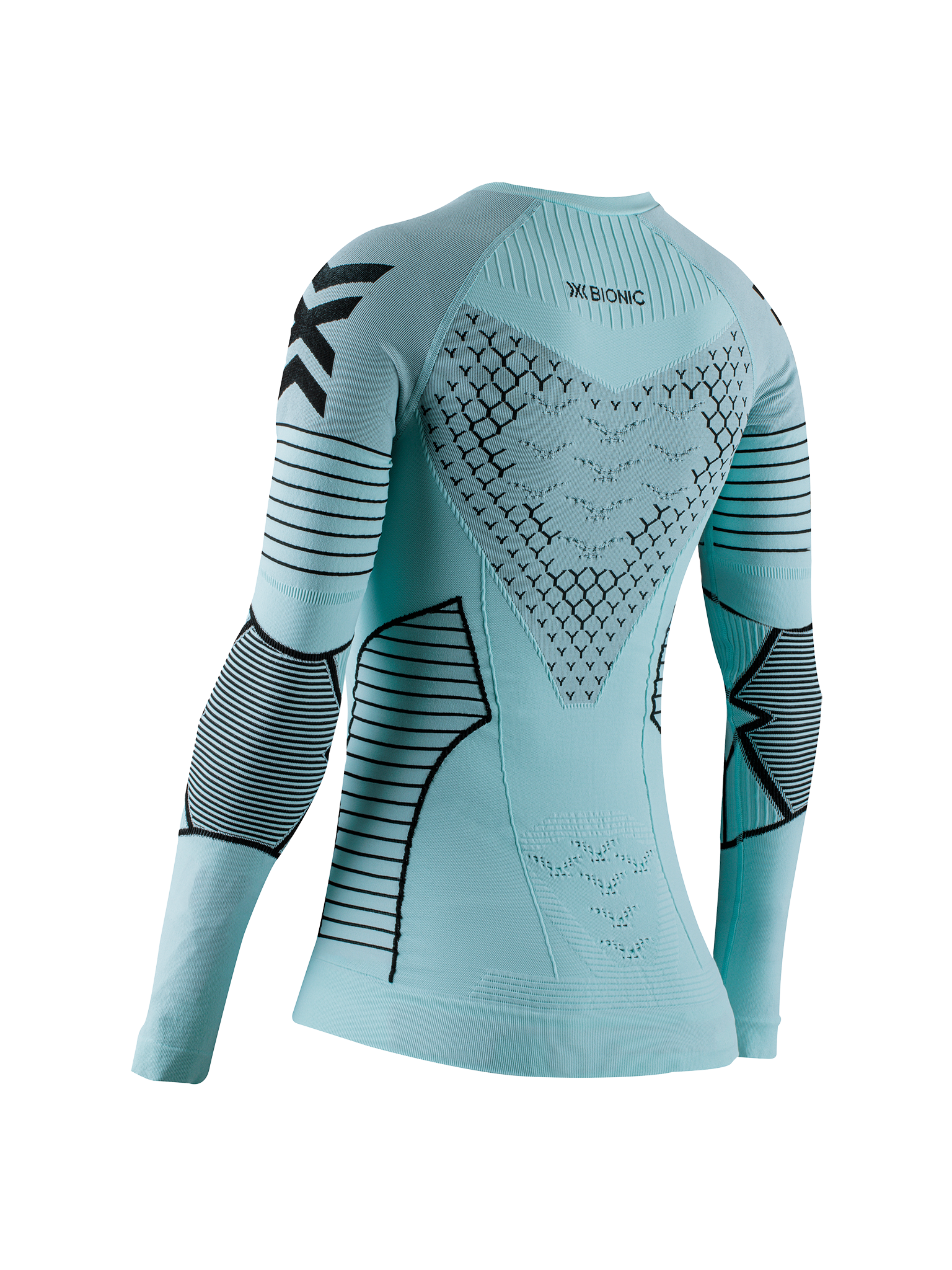 x-bionic-twyce-race-shirt-ls-damen-laufshirt-clearwater-s image 2