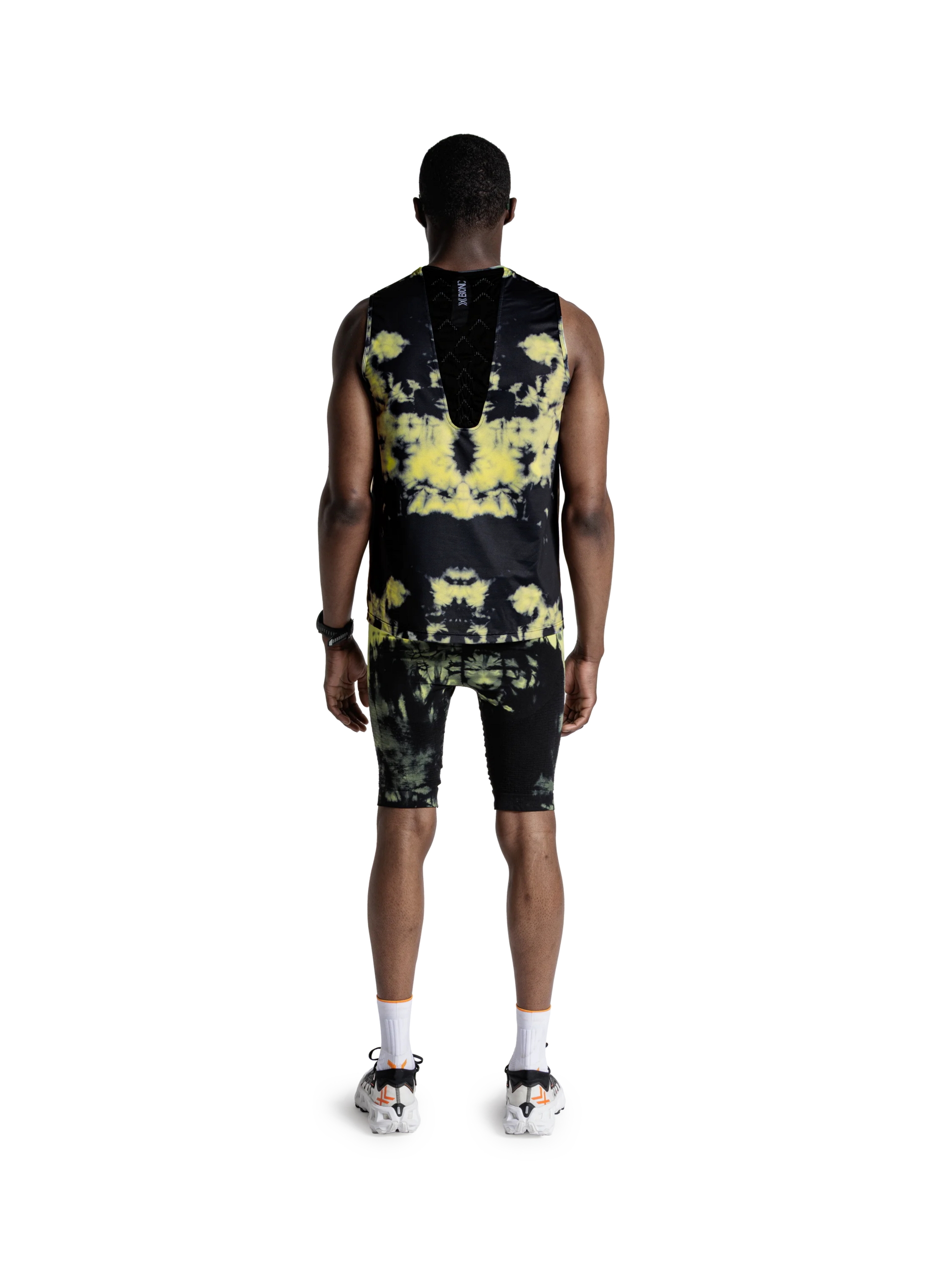 x-bionic-corefusion-run-tank-tanktop-tie-dye-electric-energy image 3