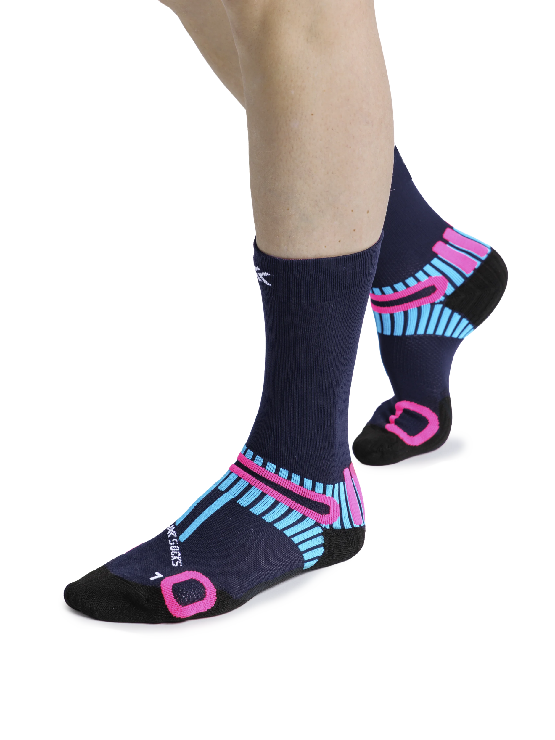 x-socks-hike-perform-crew-wandersocken-marine-blasenfrei image 2