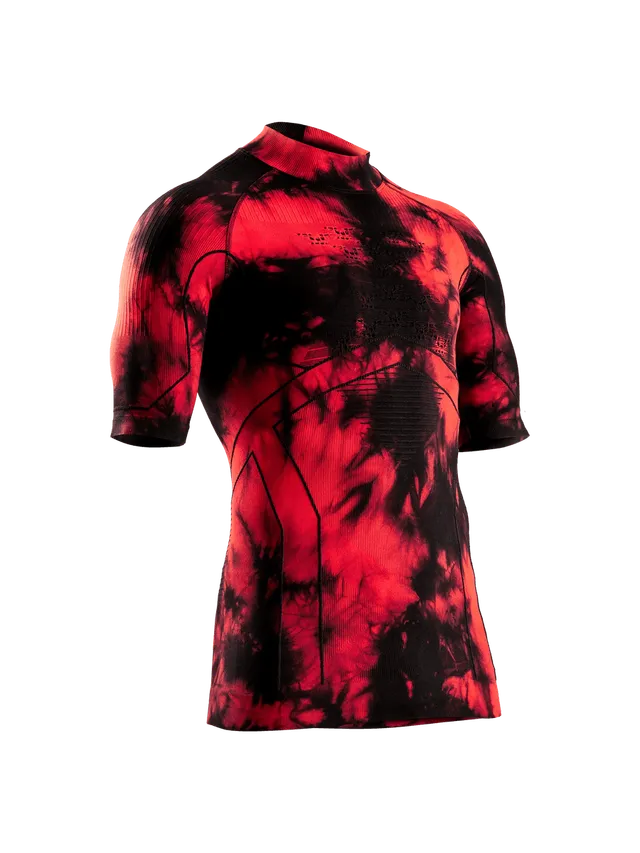 x-bionic-energy-accumulator-light-turtle-neck-shirt-m-tie-dye image 1