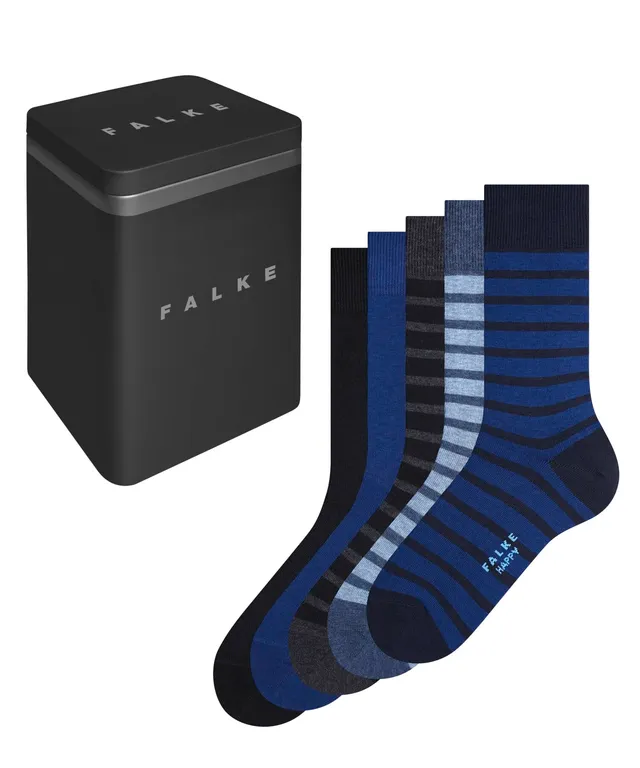 falke-happy-box-socken-5-paar-baumwolle-ringel image 1