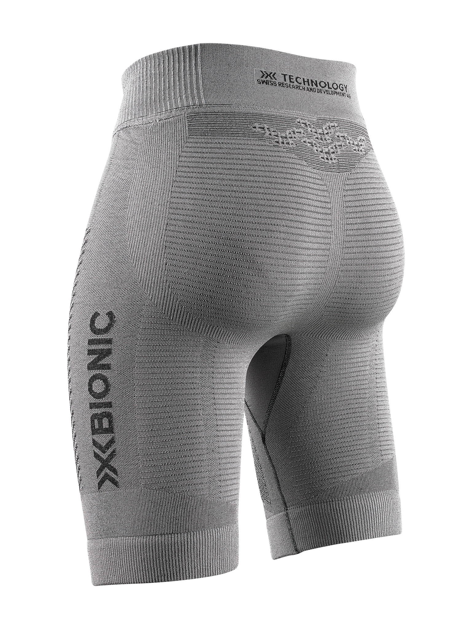 x-bionic-fennec-4-0-running-shorts-damen-grau-laufshorts image 2