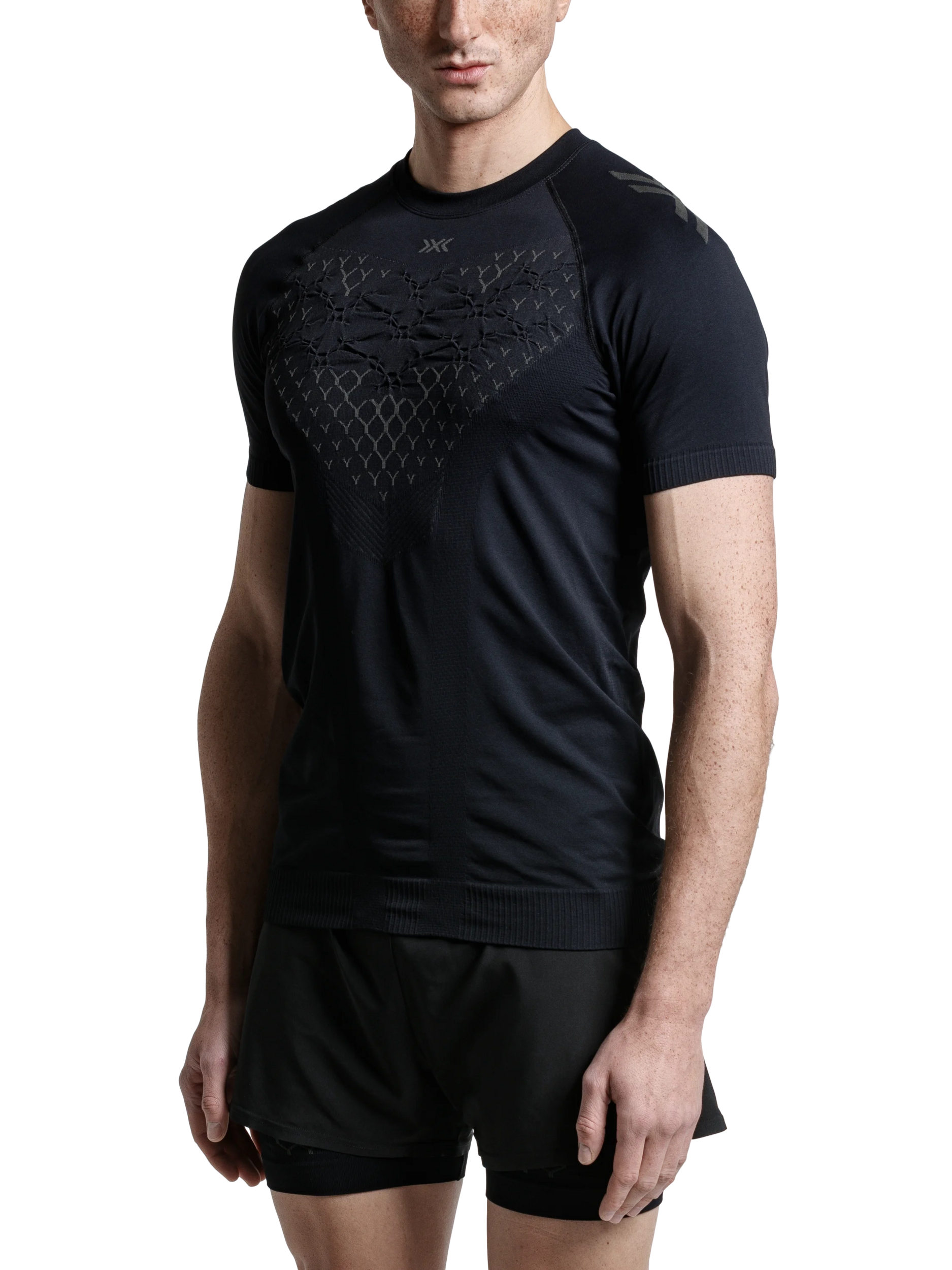 x-socks-twyce-run-laufshirt-herren-kurzarm-schwarz-atmungsaktiv image 3