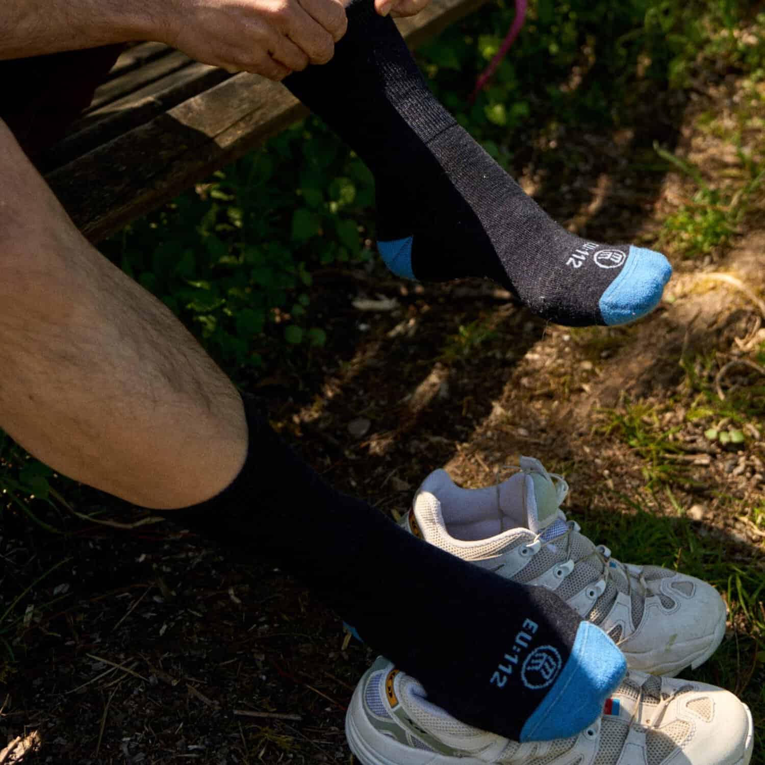 wundersocks-alp-2tone-crew-socks-merino-socken-mittel-gepolstert image 2