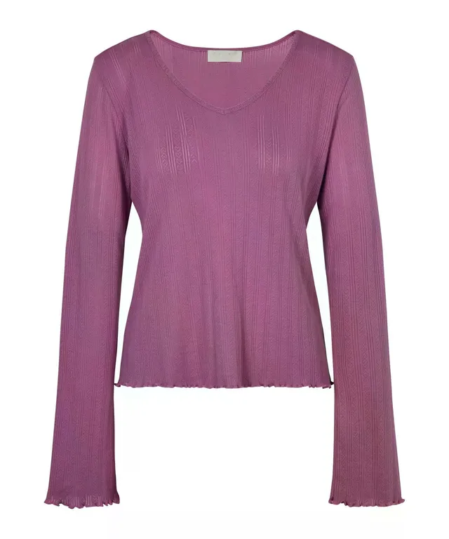 falke-true-motion-pointelle-t-shirt-damen-kurzarm-v-ausschnitt image 1