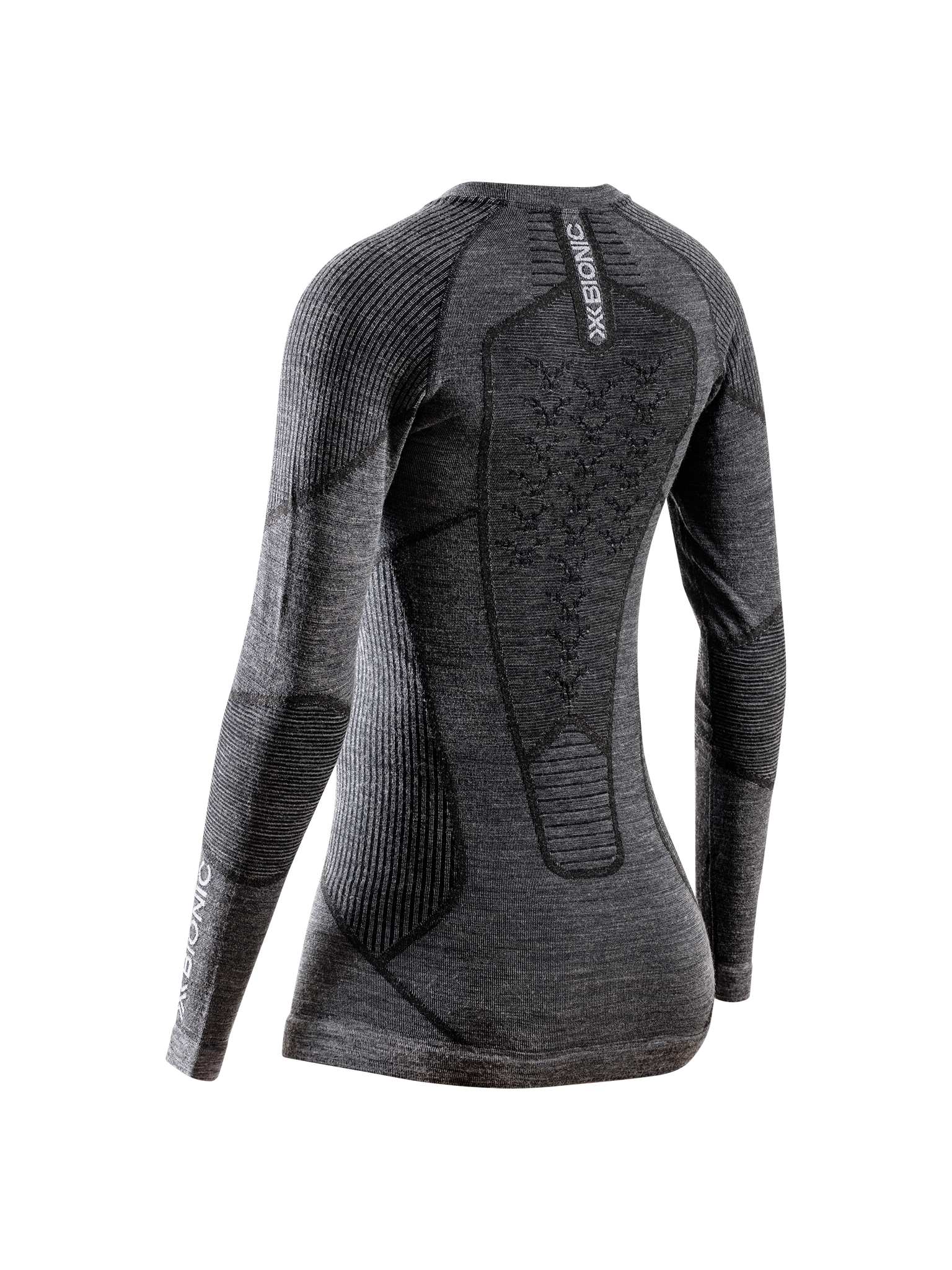 x-bionic-symbio-merino-shirt-ls-damen-rhino-grey-merino image 2