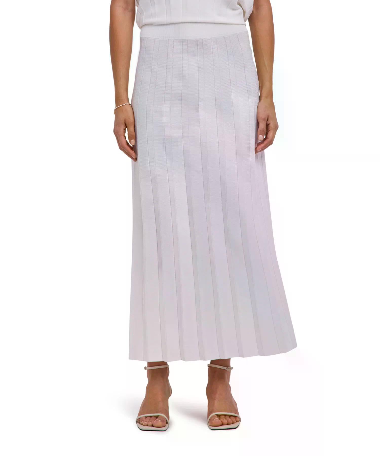 falke-cotton-touch-selection-plissee-midi-rock-wei image 1