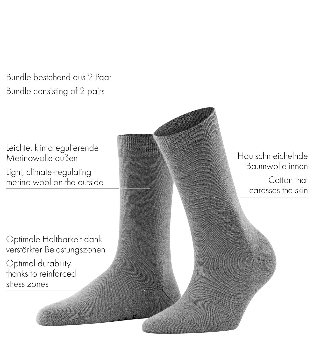 falke-softmerino-socken-damen-2er-pack-gr-37-38-merino image 3