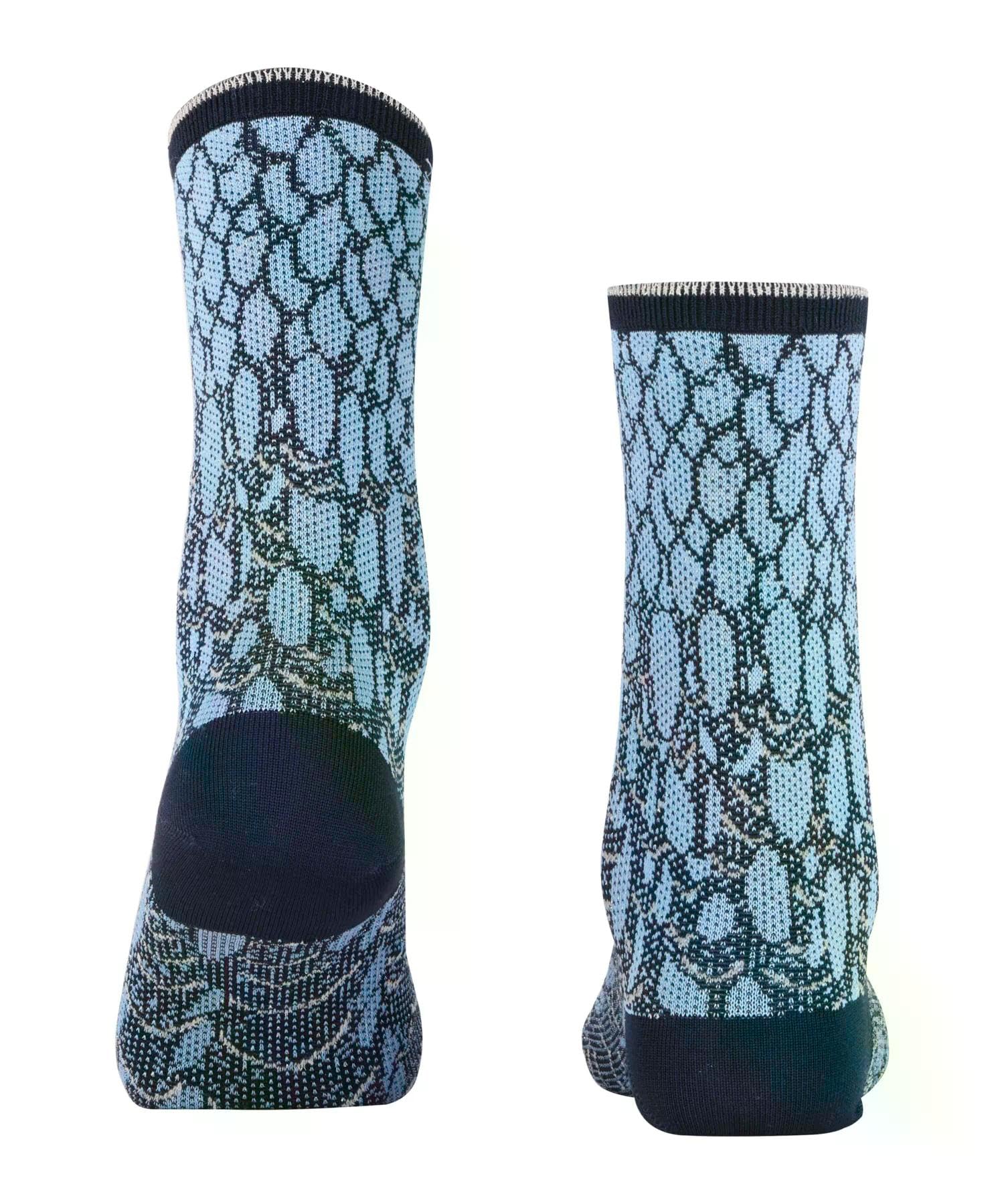 falke-family-owl-rhapsody-socken-grau-baumwolle-lurex-federmotiv image 2