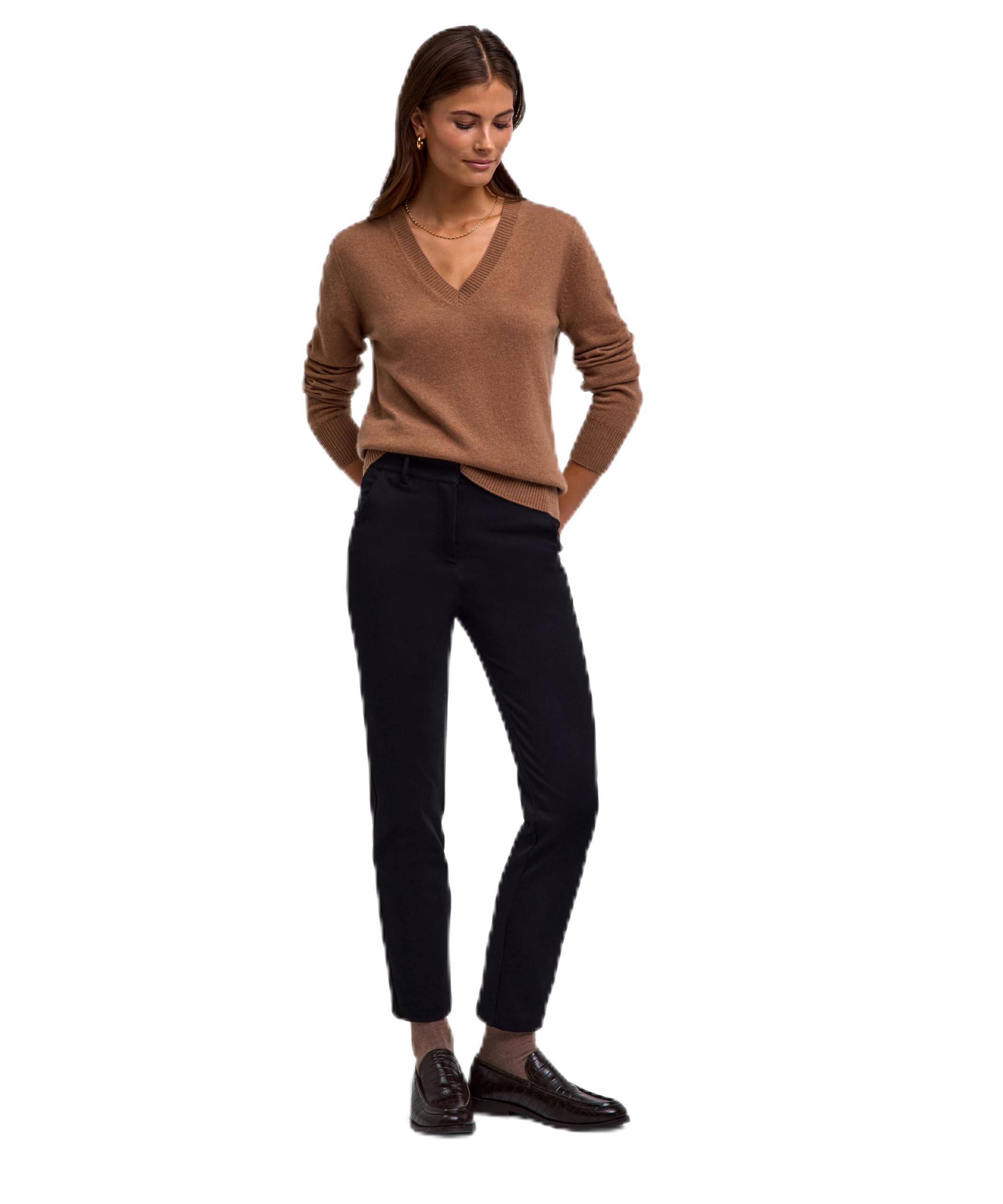 falke-luxury-classic-v-neck-pullover-damen-schwarz-kaschmir image 7