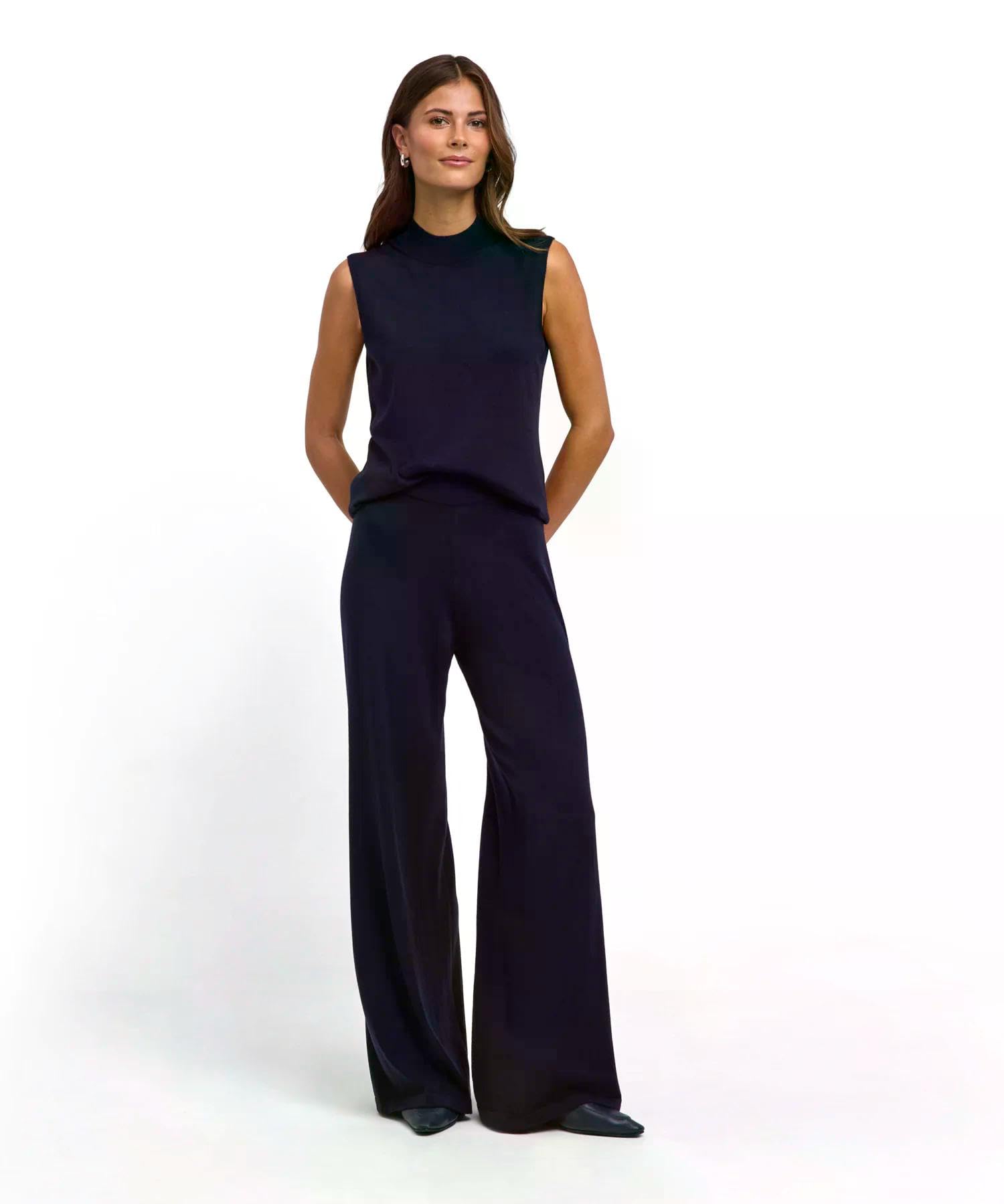 falke-pure-merino-weste-damen-schwarz-m-strickweste-wolle image 3