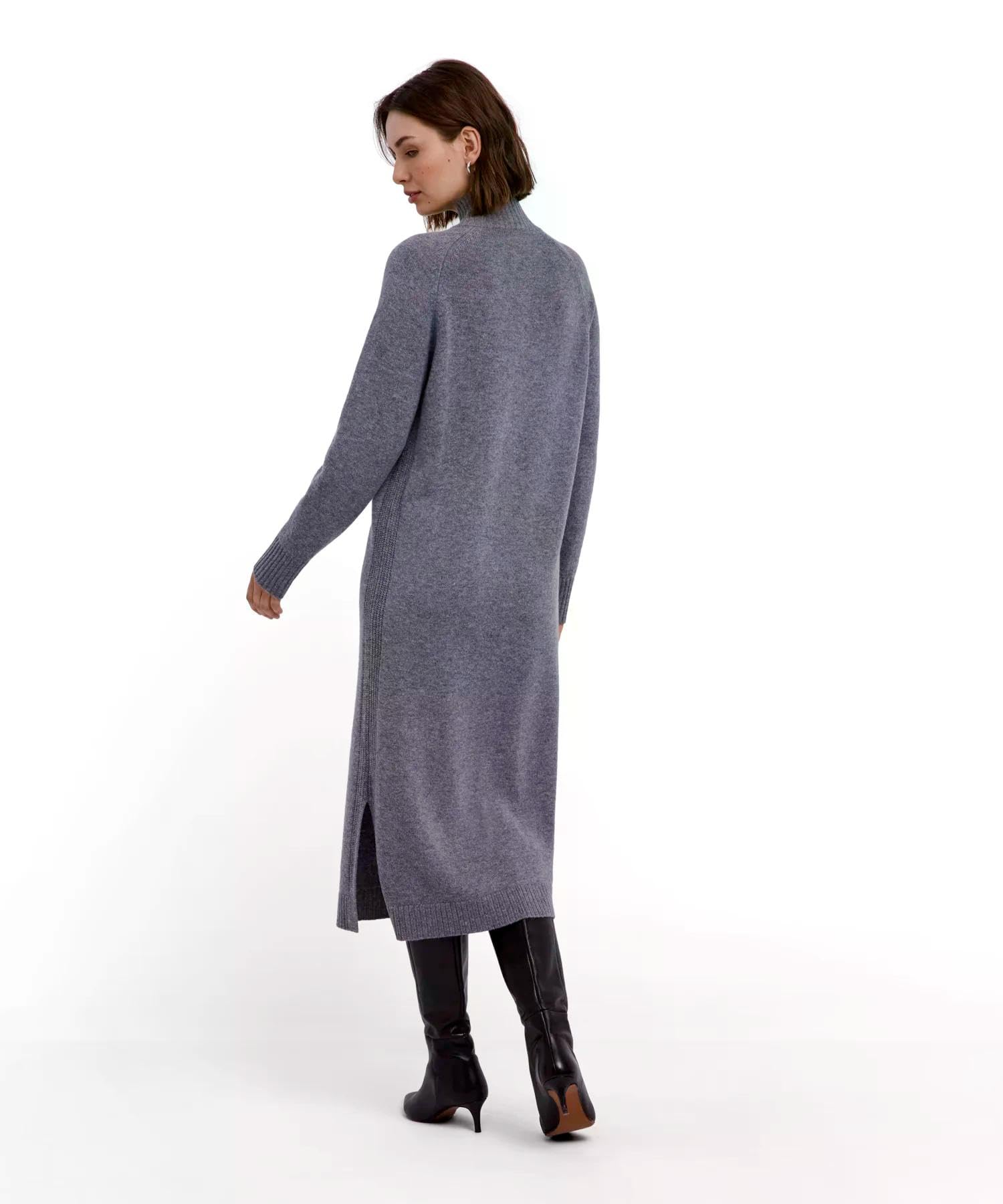 falke-cotton-touch-damenkleid-mid-grey-melange-l-schurwolle image 2