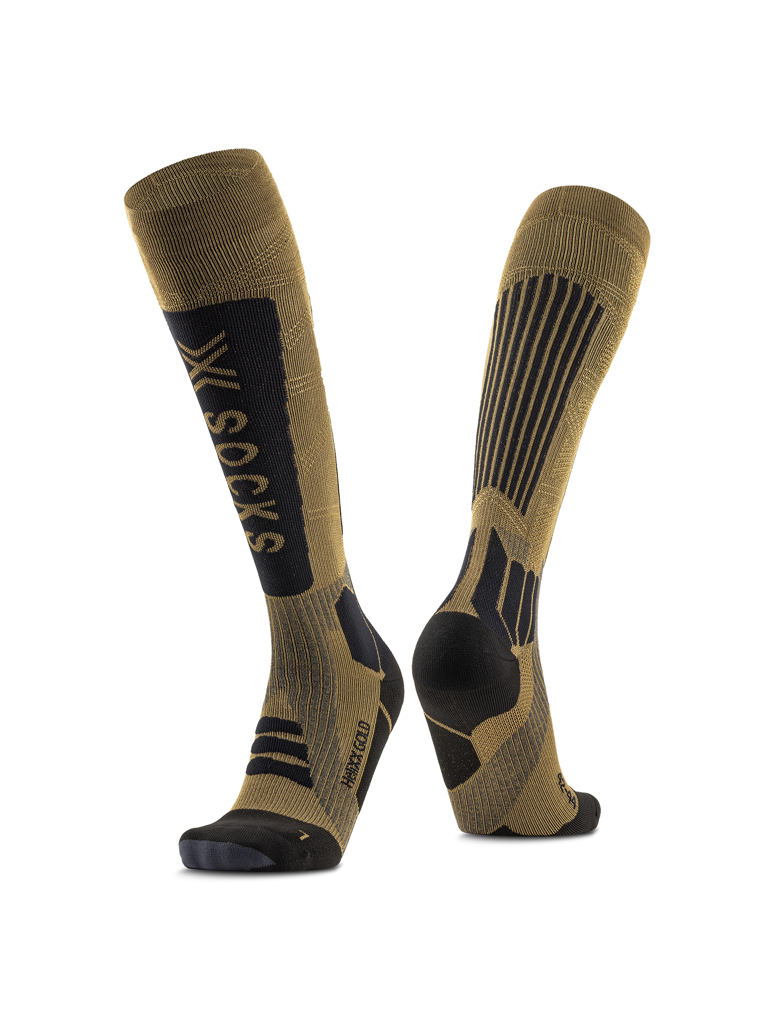 x-socks-helixx-gold-4-0-skisocken-gold-black-39-41 image 1