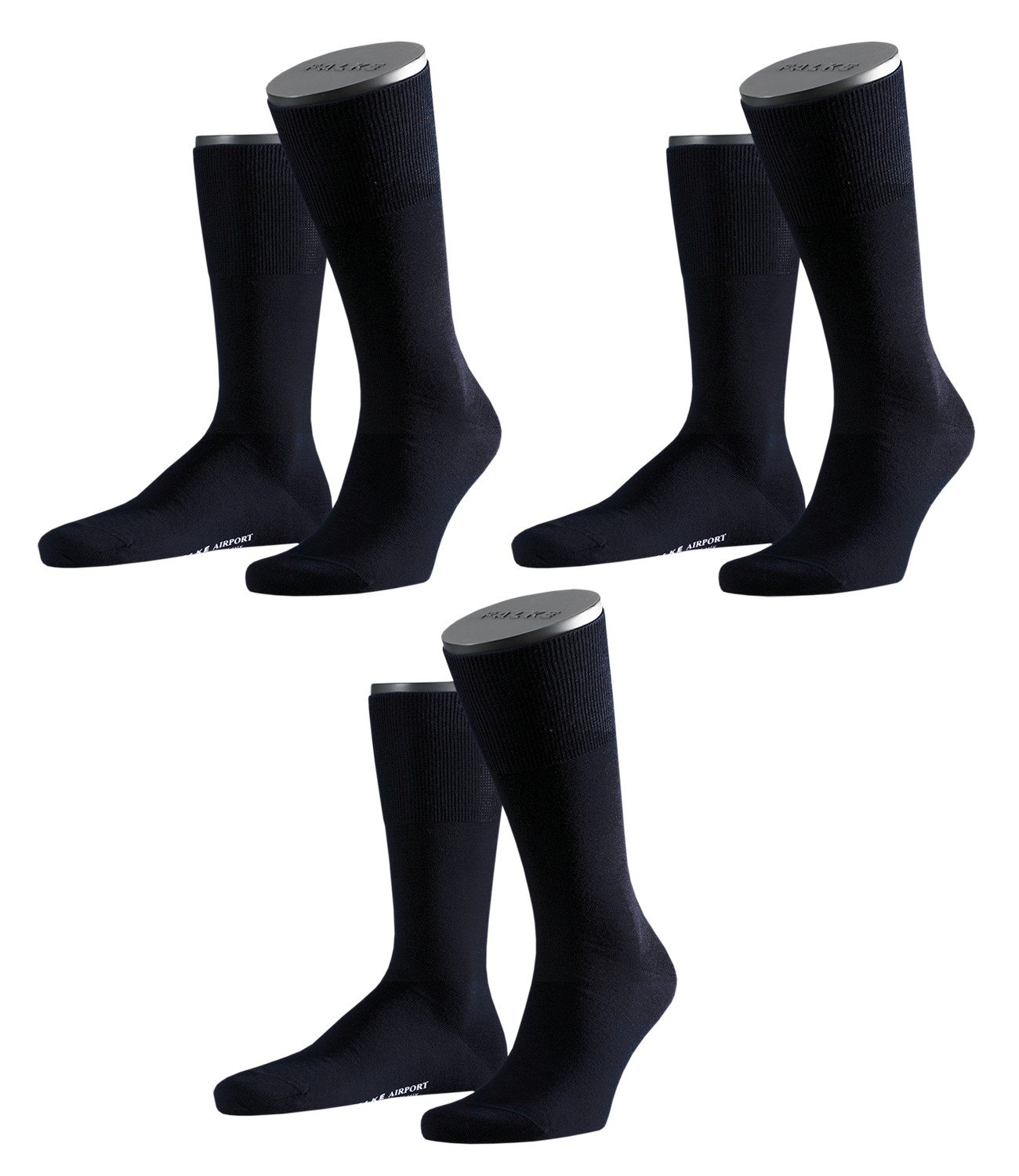 falke-airport-socken-3-pack-schwarz-baumwolle-3-paar image 8