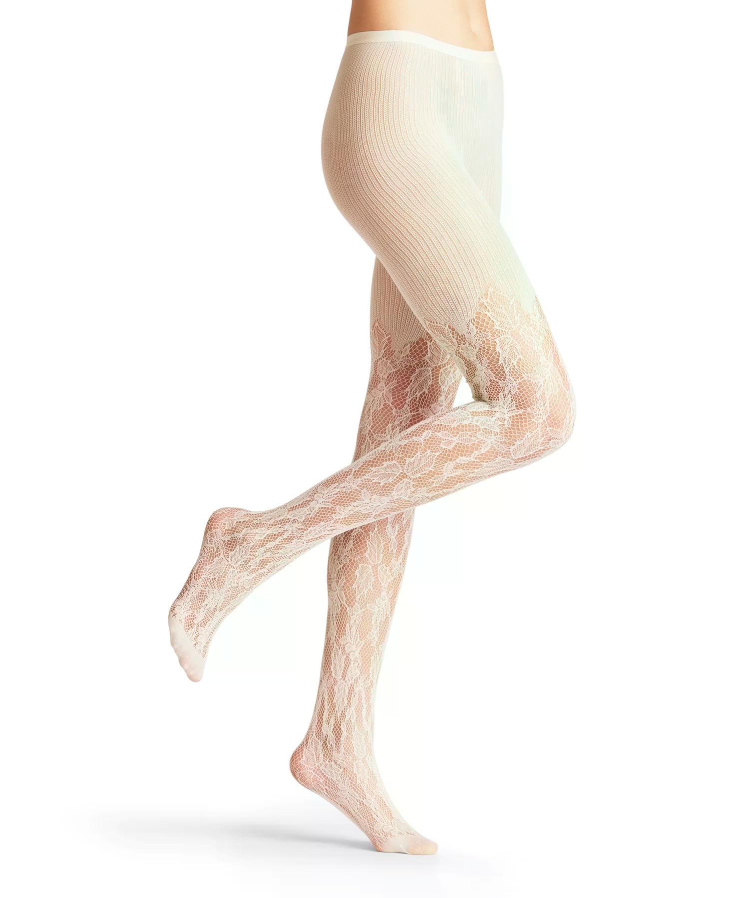 falke-holly-strumpfhose-off-white-weiss-blickdicht image 3