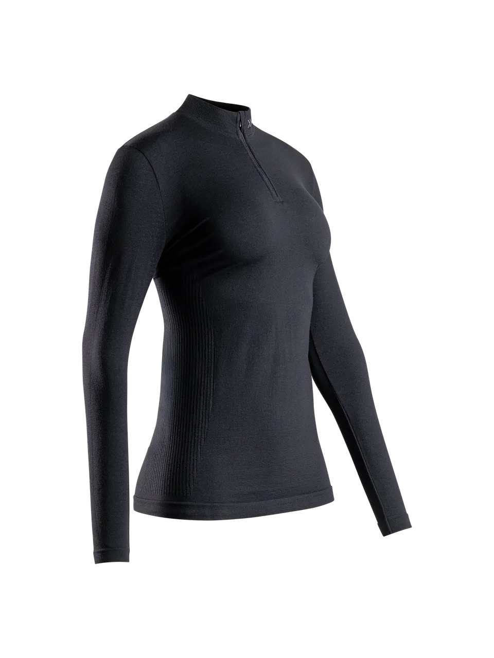 x-bionic-mightywool-shirt-1-2-zip-merino-x-black-damen image 1