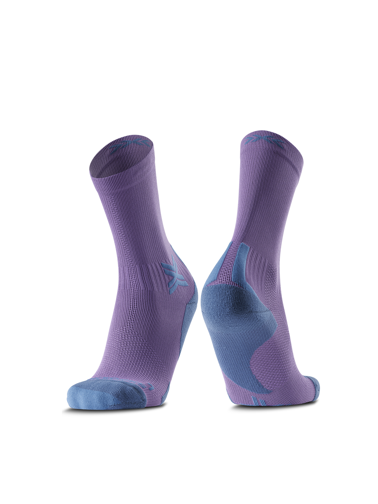 x-bionic-run-discover-crew-laufsocken-neobergine-39-41 image 1
