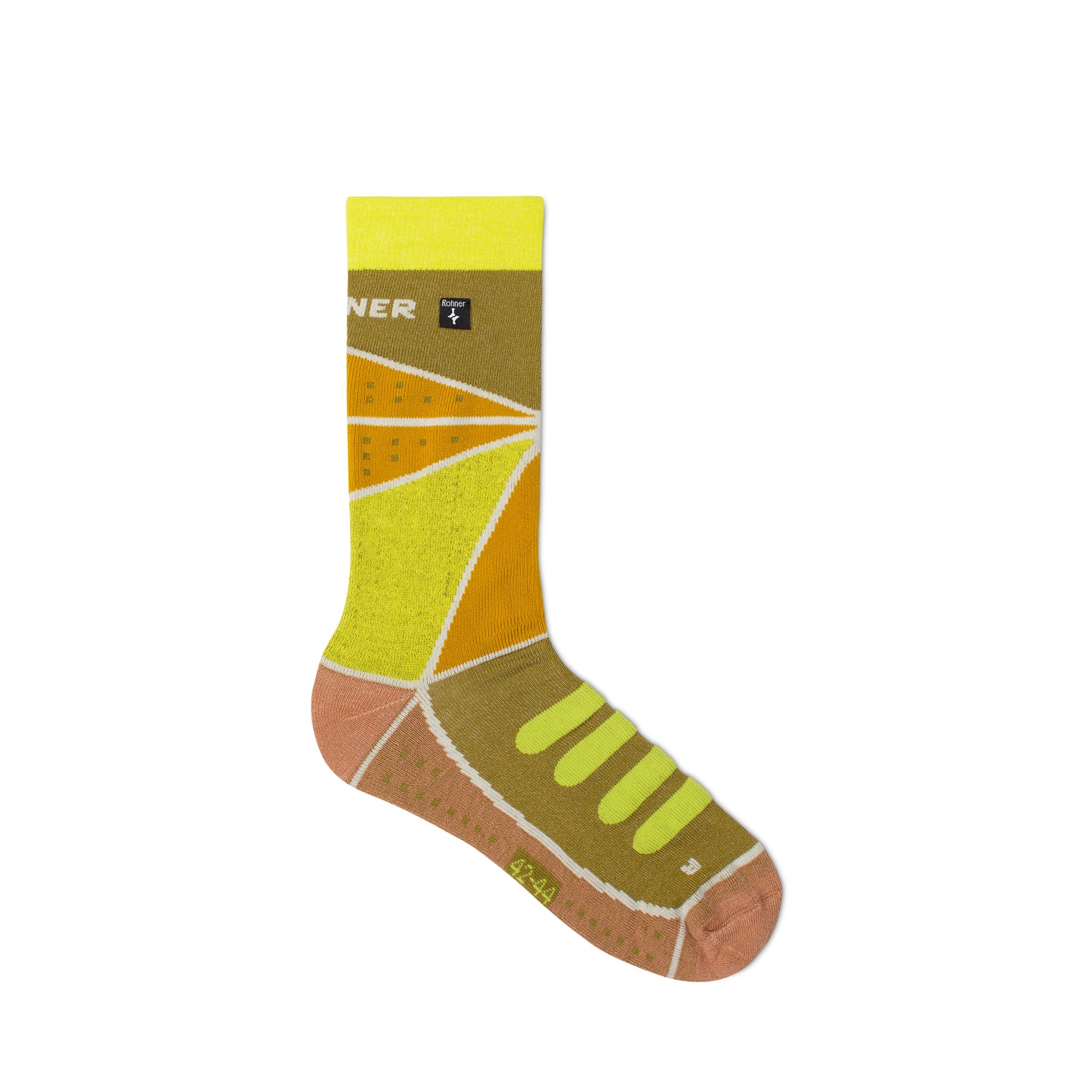 rohner-copper-trek-wandersocken-khaki-39-41-antibakteriell image 3