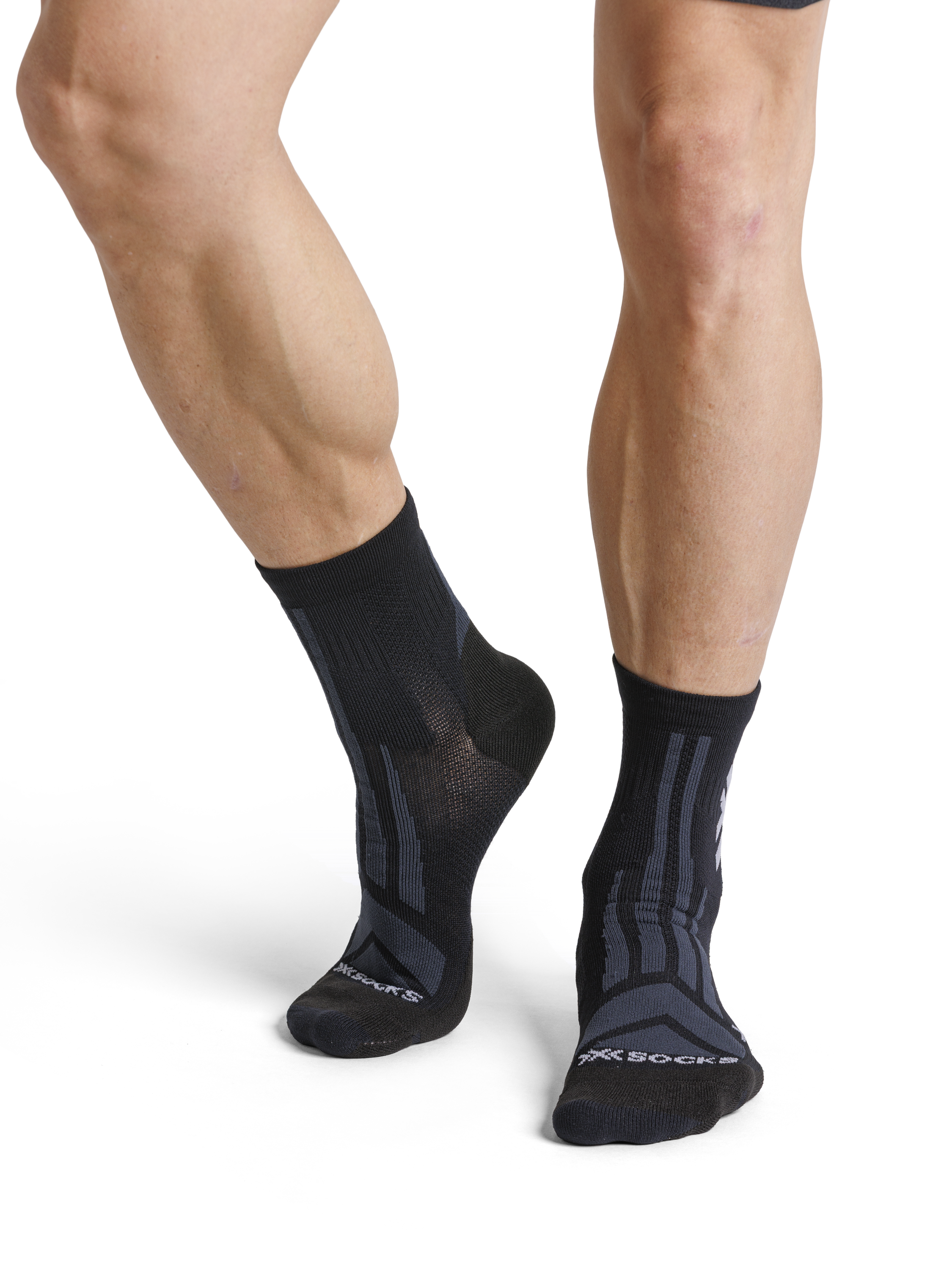 x-socks-hike-discover-ankle-wandersocken-black-charcoal image 2