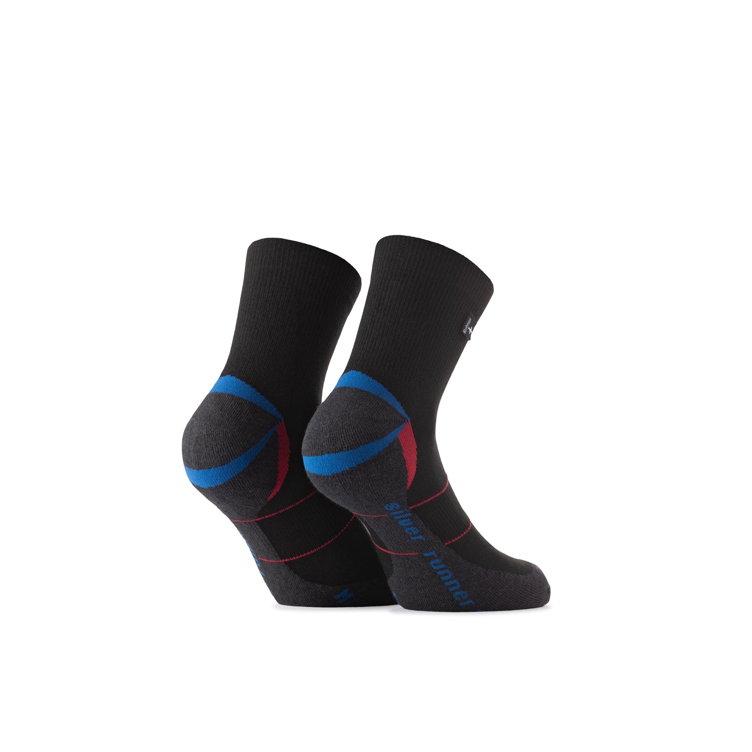 rohner-silver-runner-l-r-ii-laufsocken-antibakteriell-schwarz image 7