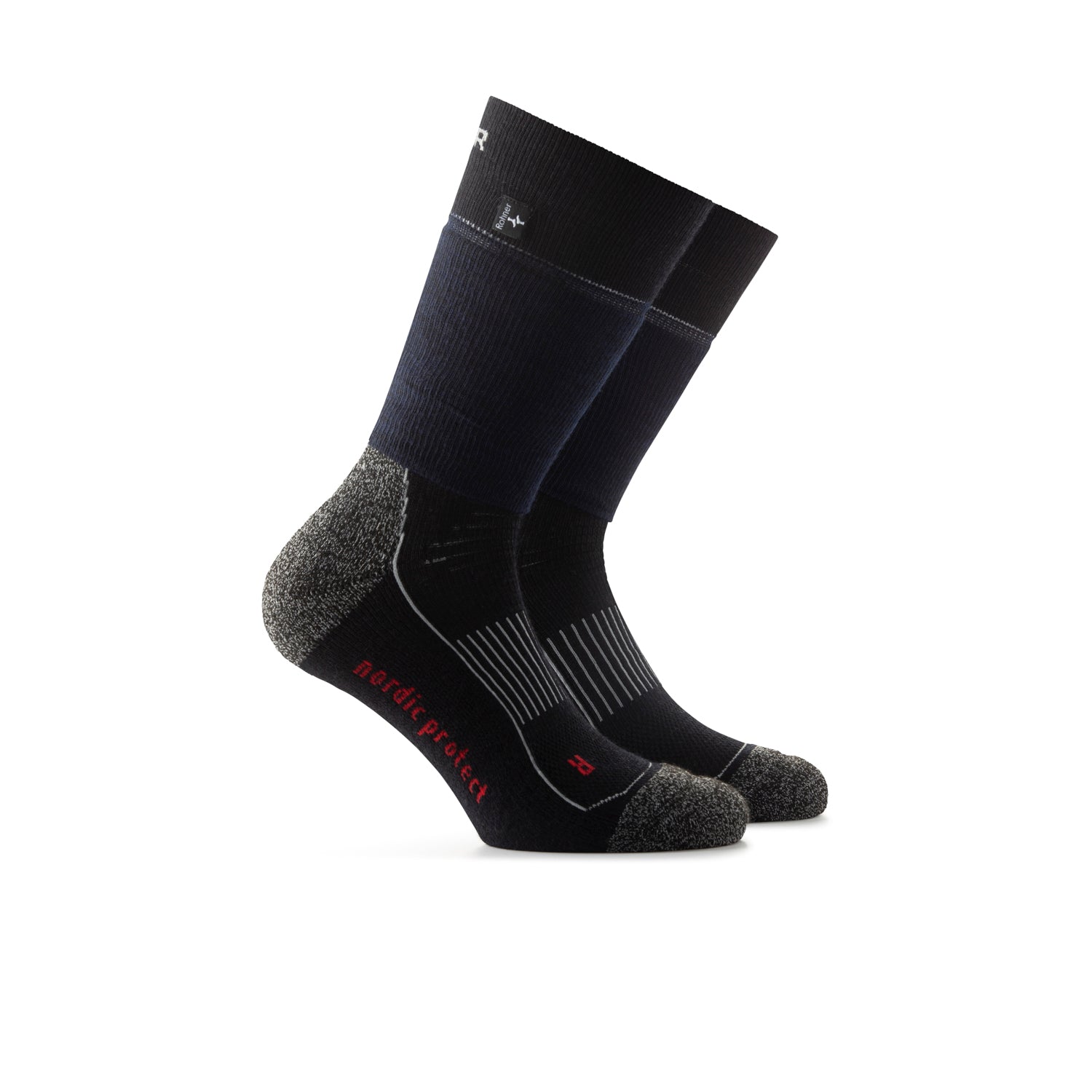 rohner-nordic-protect-l-r-skisocken-kompression-coolmax-schwarz image 6