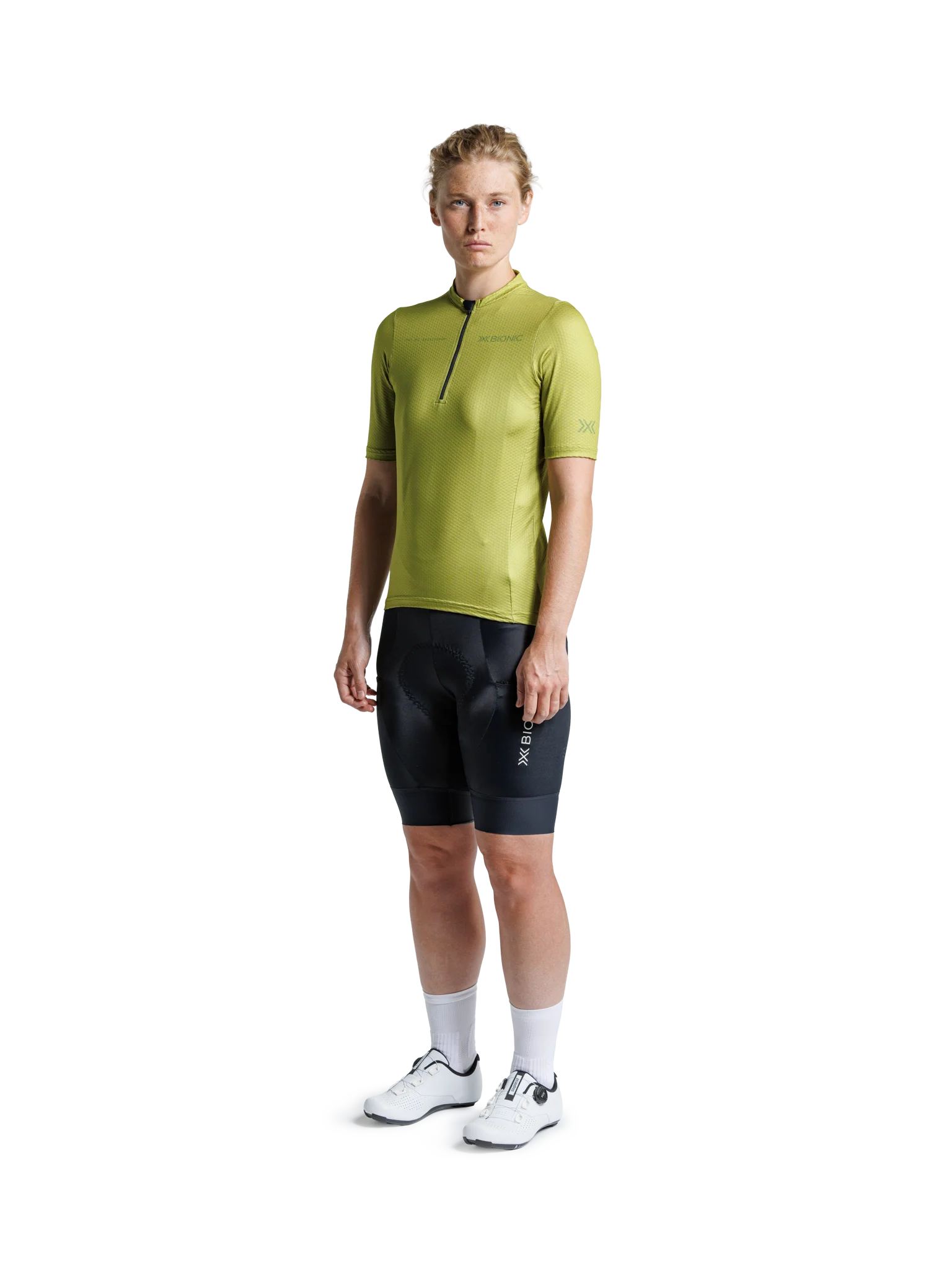 x-bionic-corefusion-gravel-jersey-wmn-radtrikot-olive-green image 2