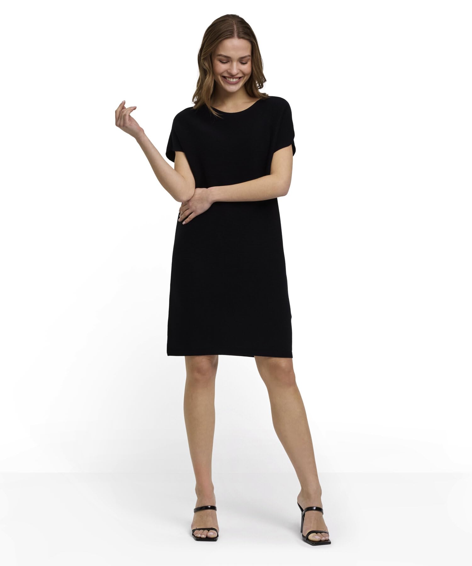 falke-cotton-touch-kleid-midi-schwarz-bio-baumwolle image 2
